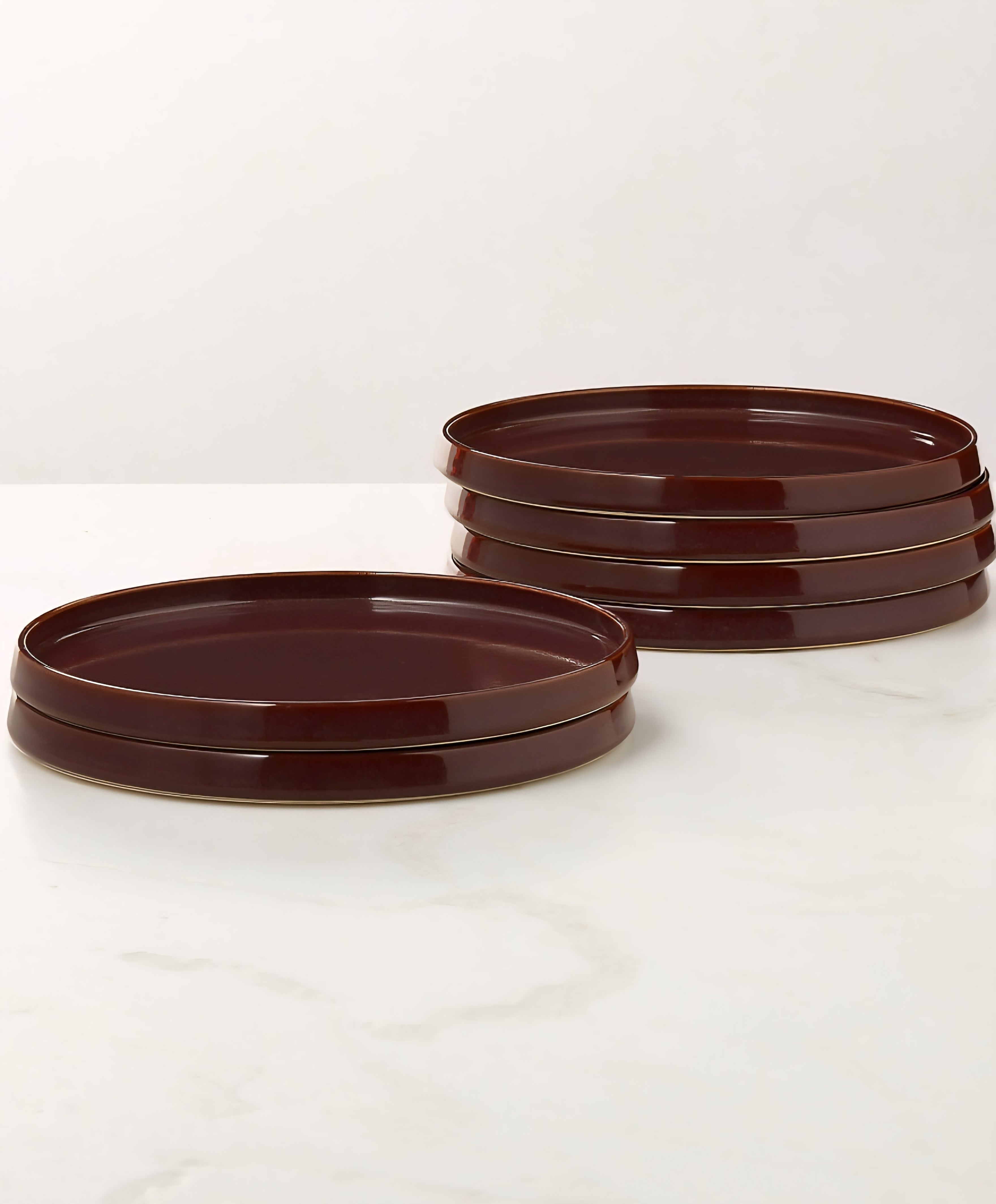 THE ONE × Prado — Reactive Glaze Salad & Dinner Plates