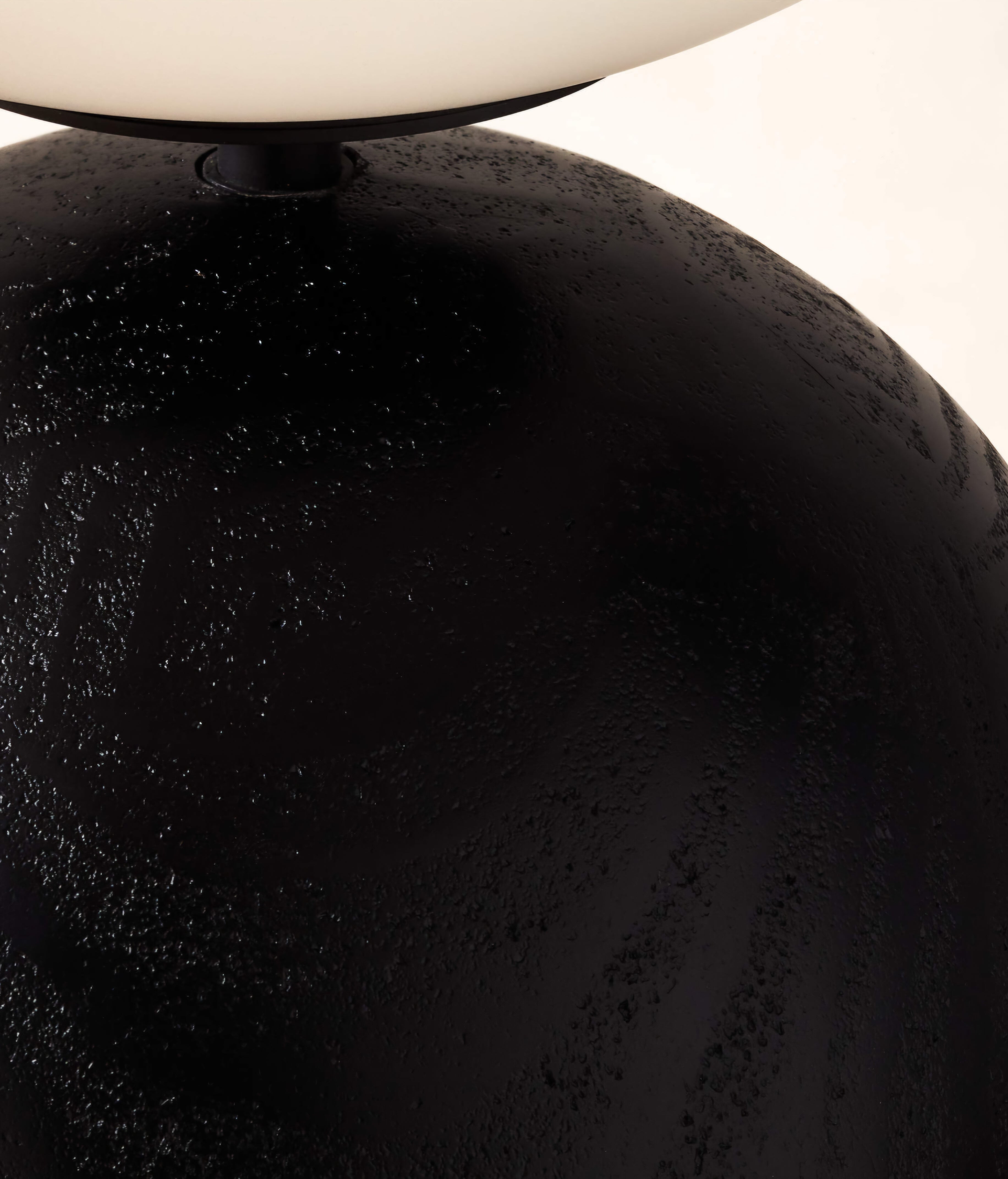 THE ONE × Ori — Globe Floor Lamp with Black Wood Base
