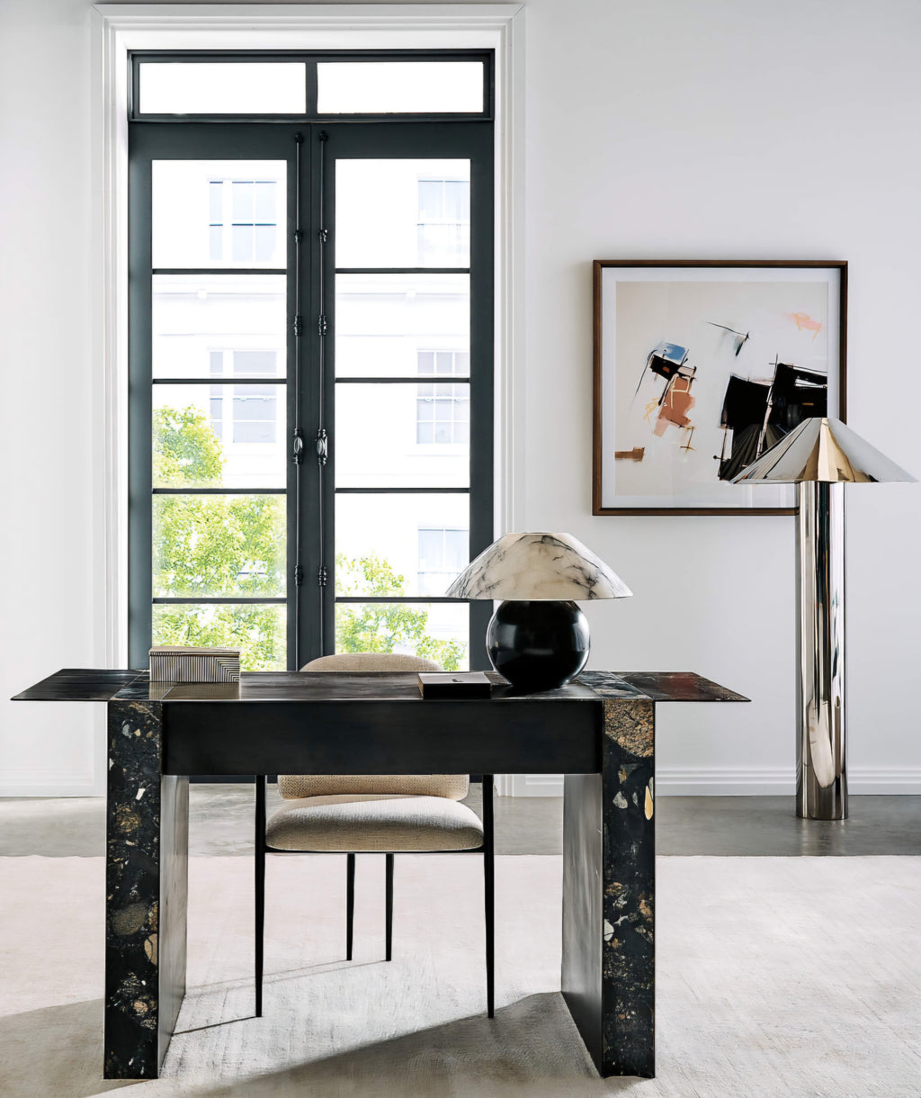 THE ONE × Gigi — Polished Stainless Steel Floor Lamp