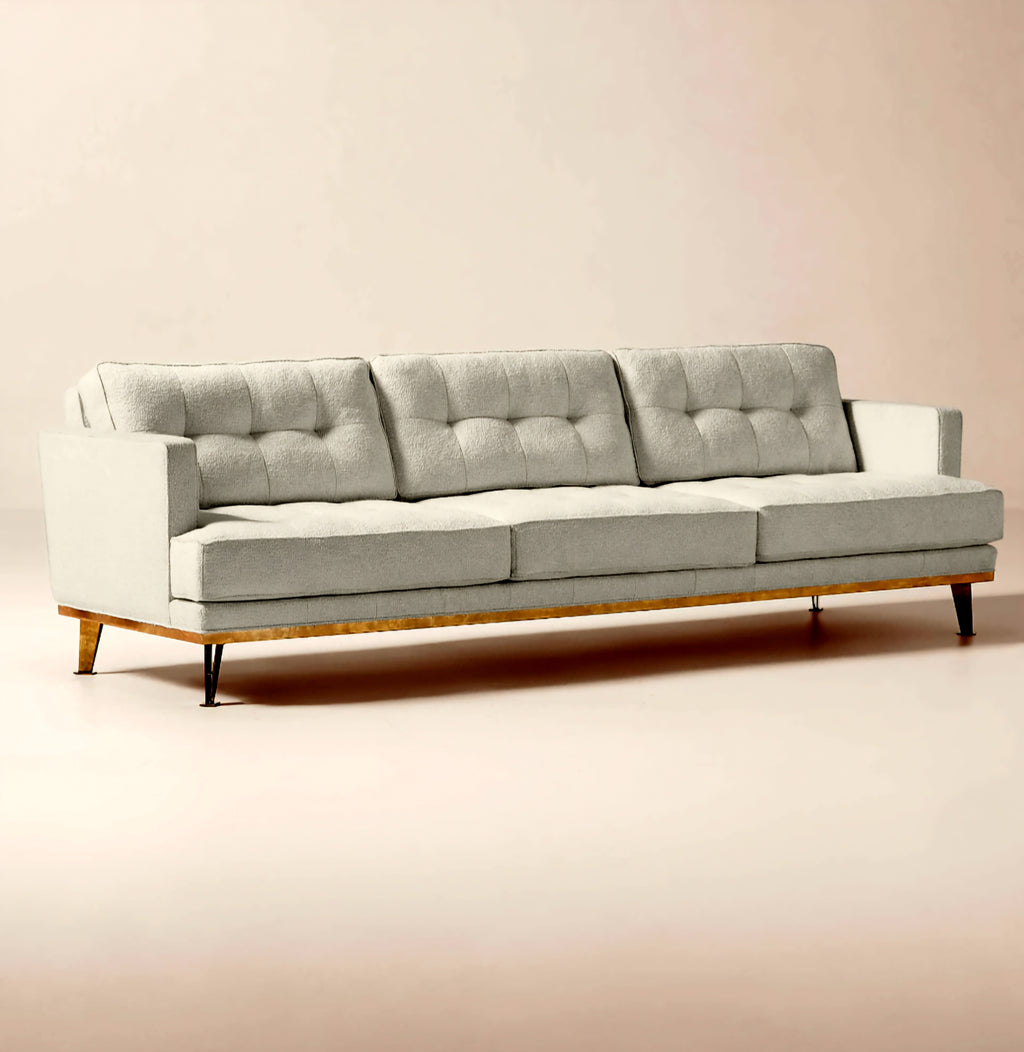 THE ONE × Itero — Off White Performance Fabric Sofa
