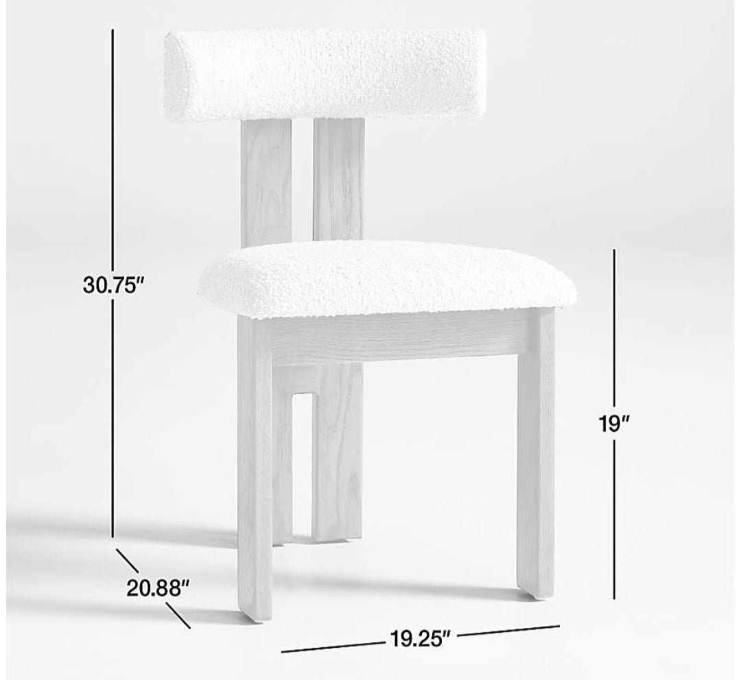 THE ONE × Ceremonie — Boucle Dining Chair