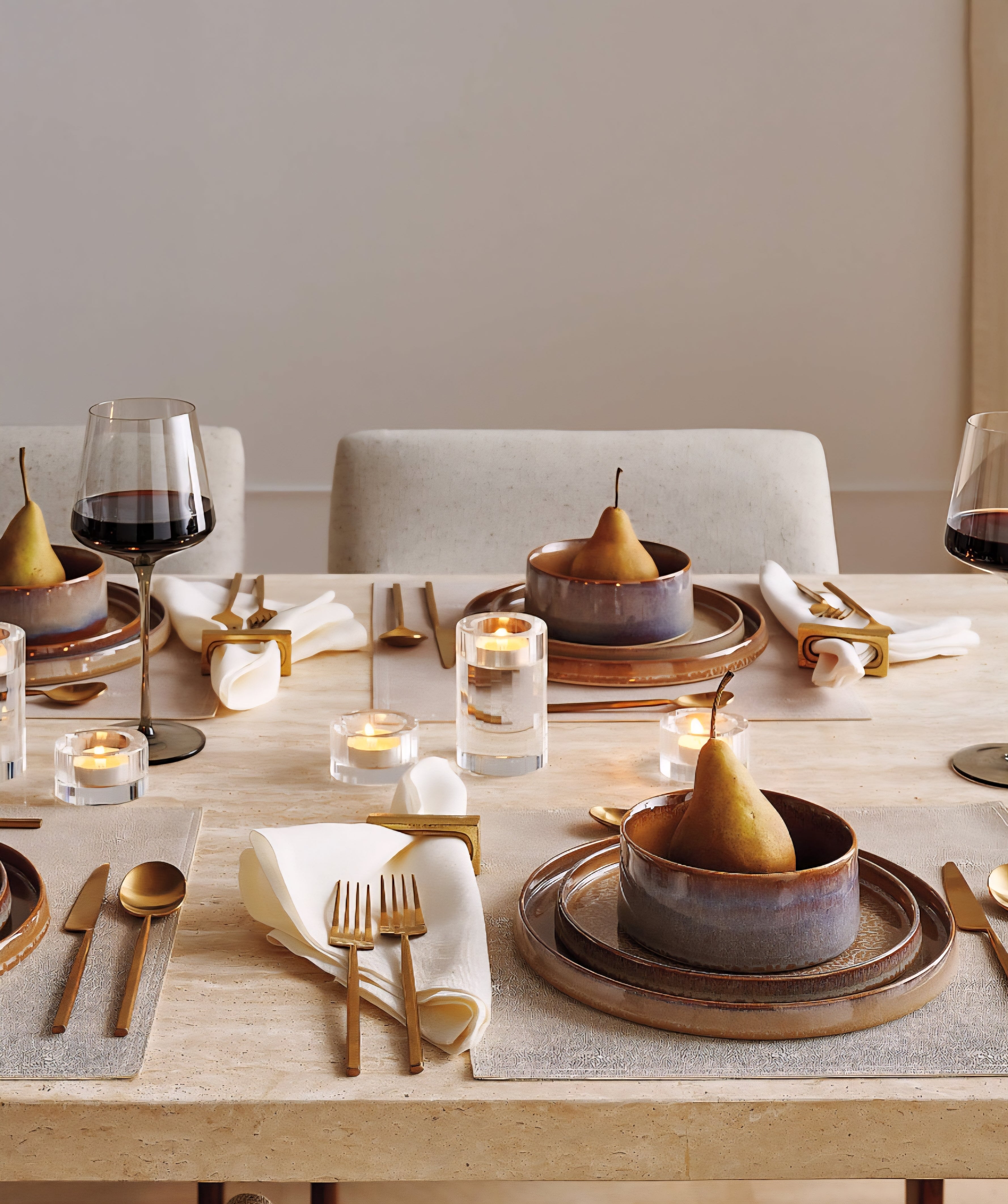 THE ONE × Prado — 4-Piece Reactive Glaze Dinnerware Set