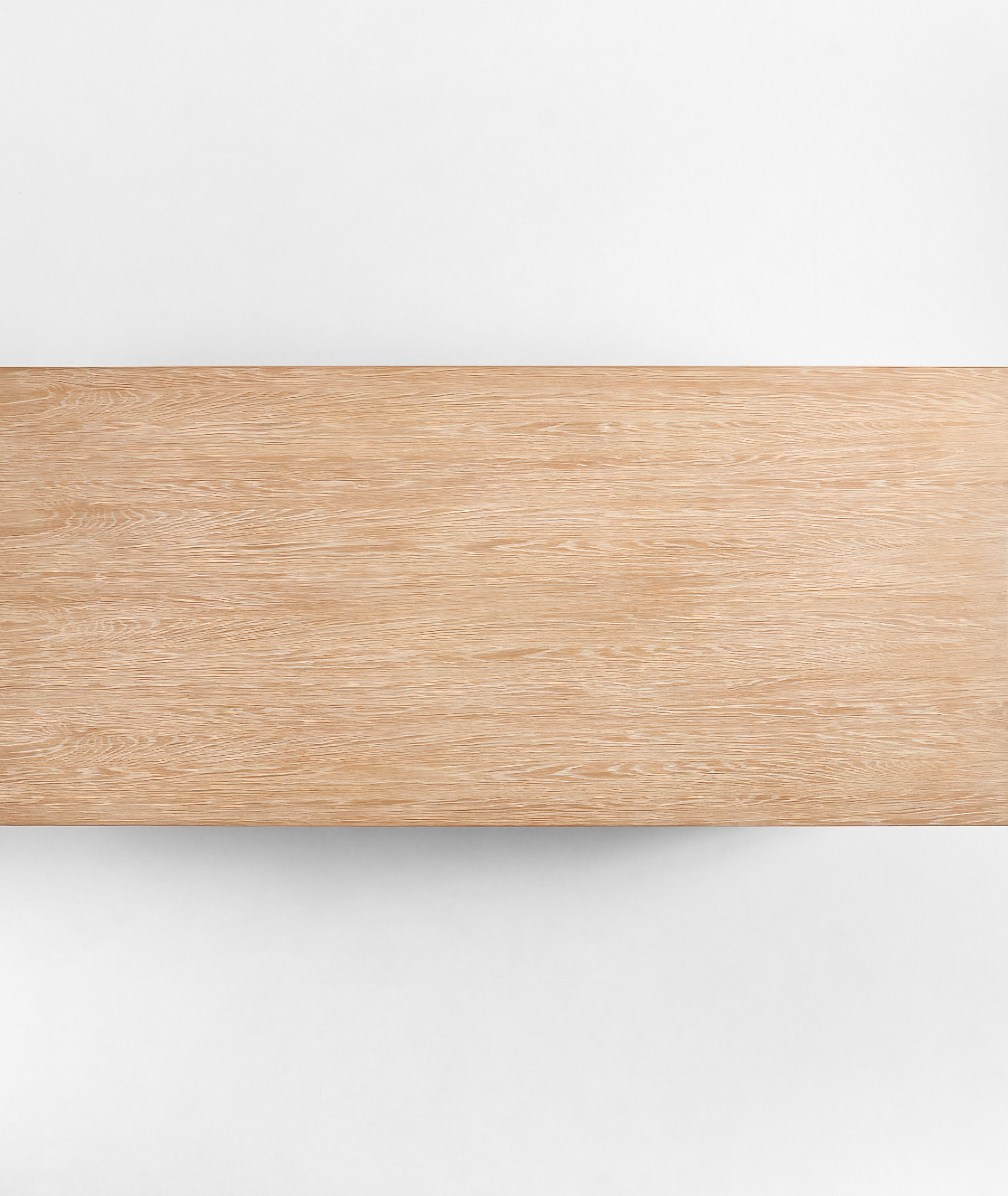 THE ONE × Virage — 96" Curved Oak Dining Table