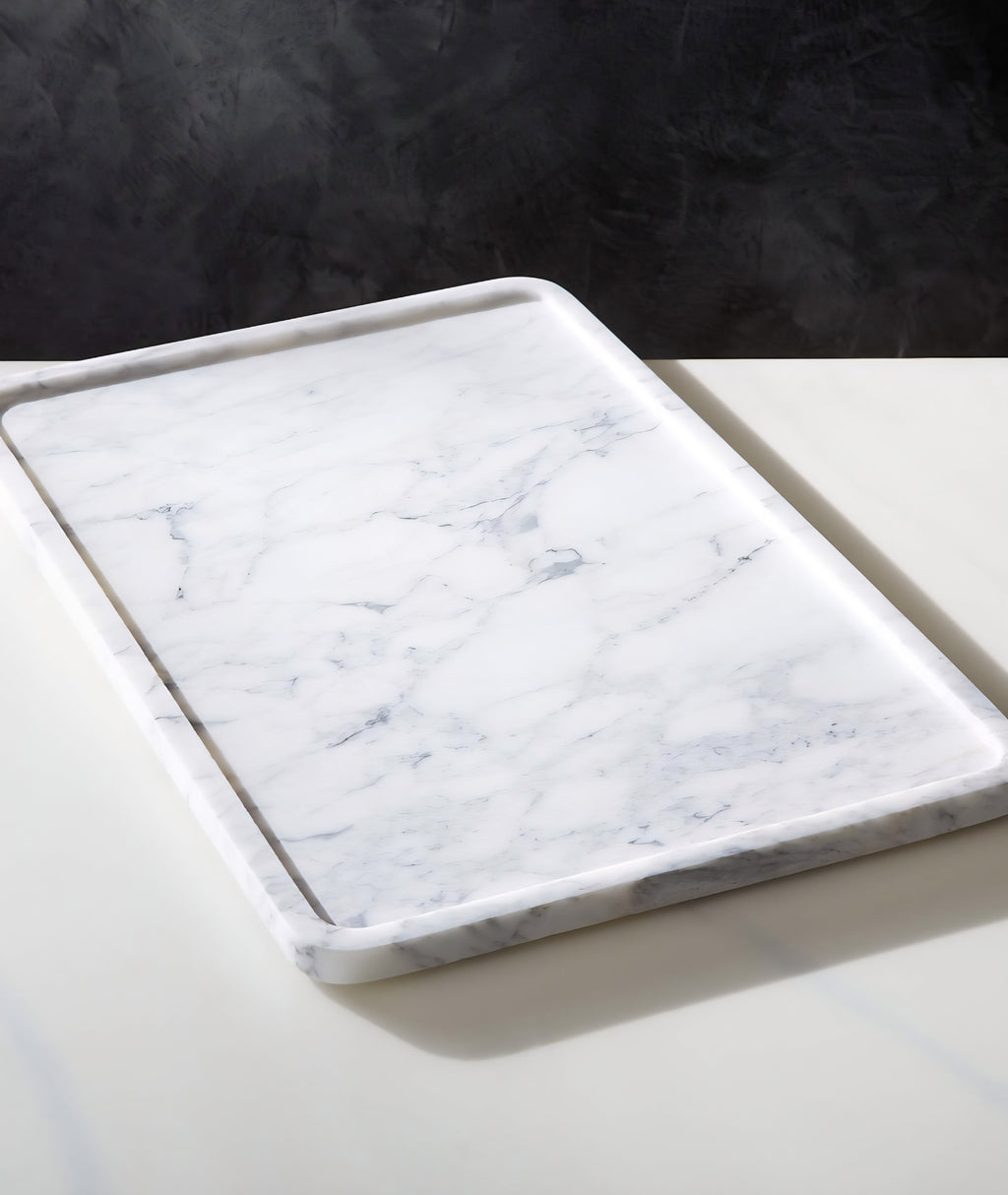 THE ONE × Marble — Rectangular Marble Serving Tray