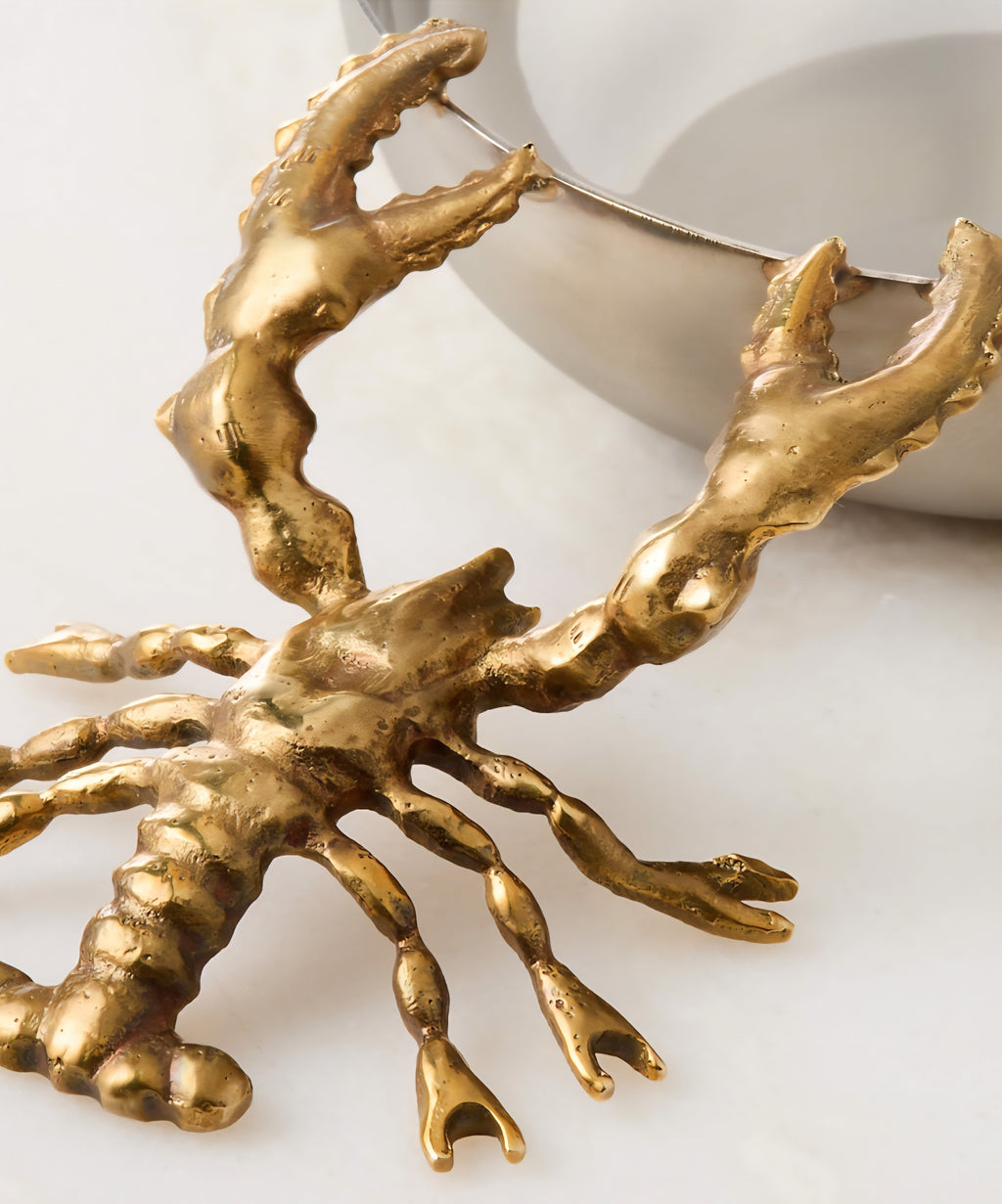THE ONE × Lobster — Stainless Steel and Brass Snack Bowl