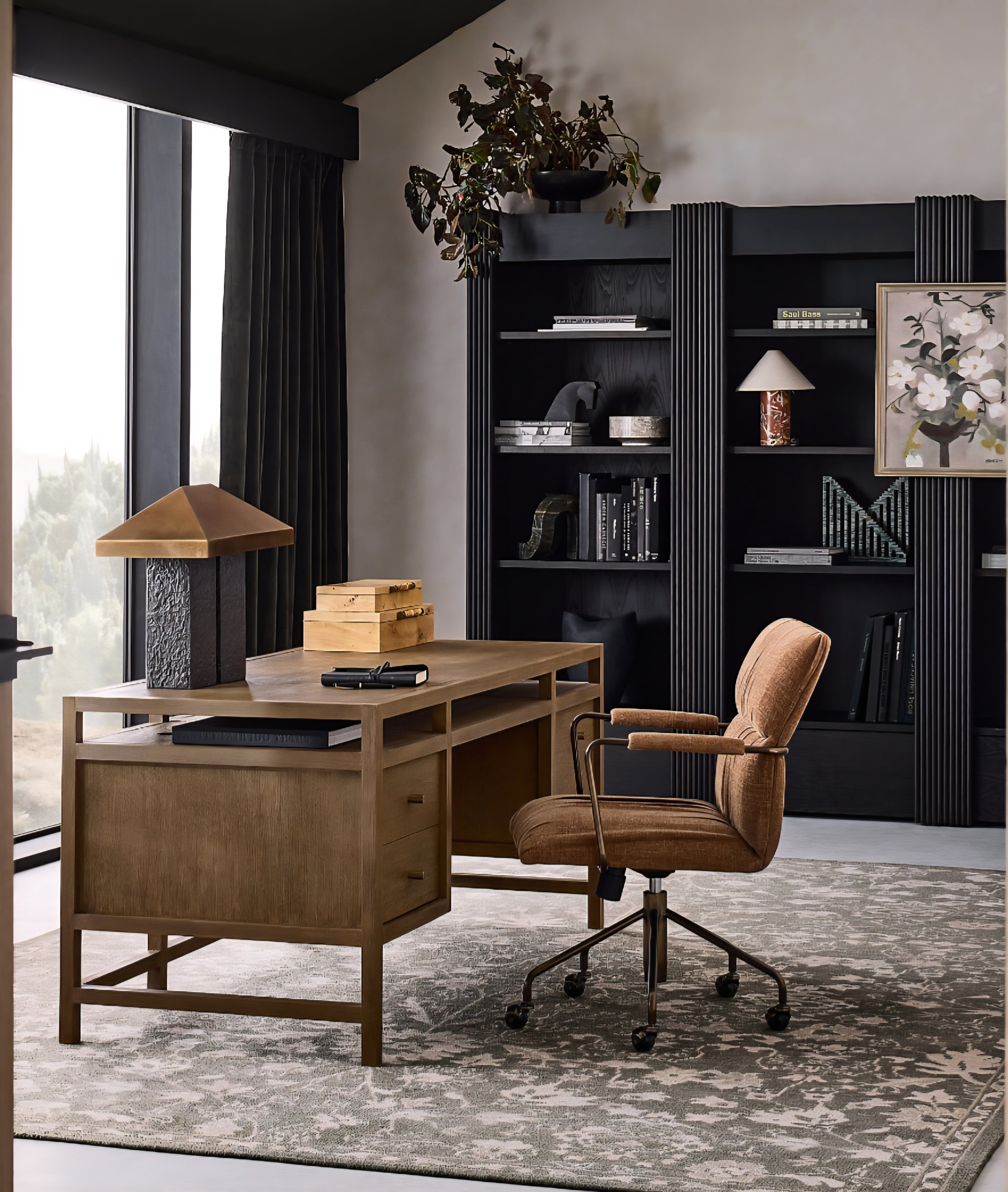 THE ONE × Draper — Ginger Upholstered Office Chair