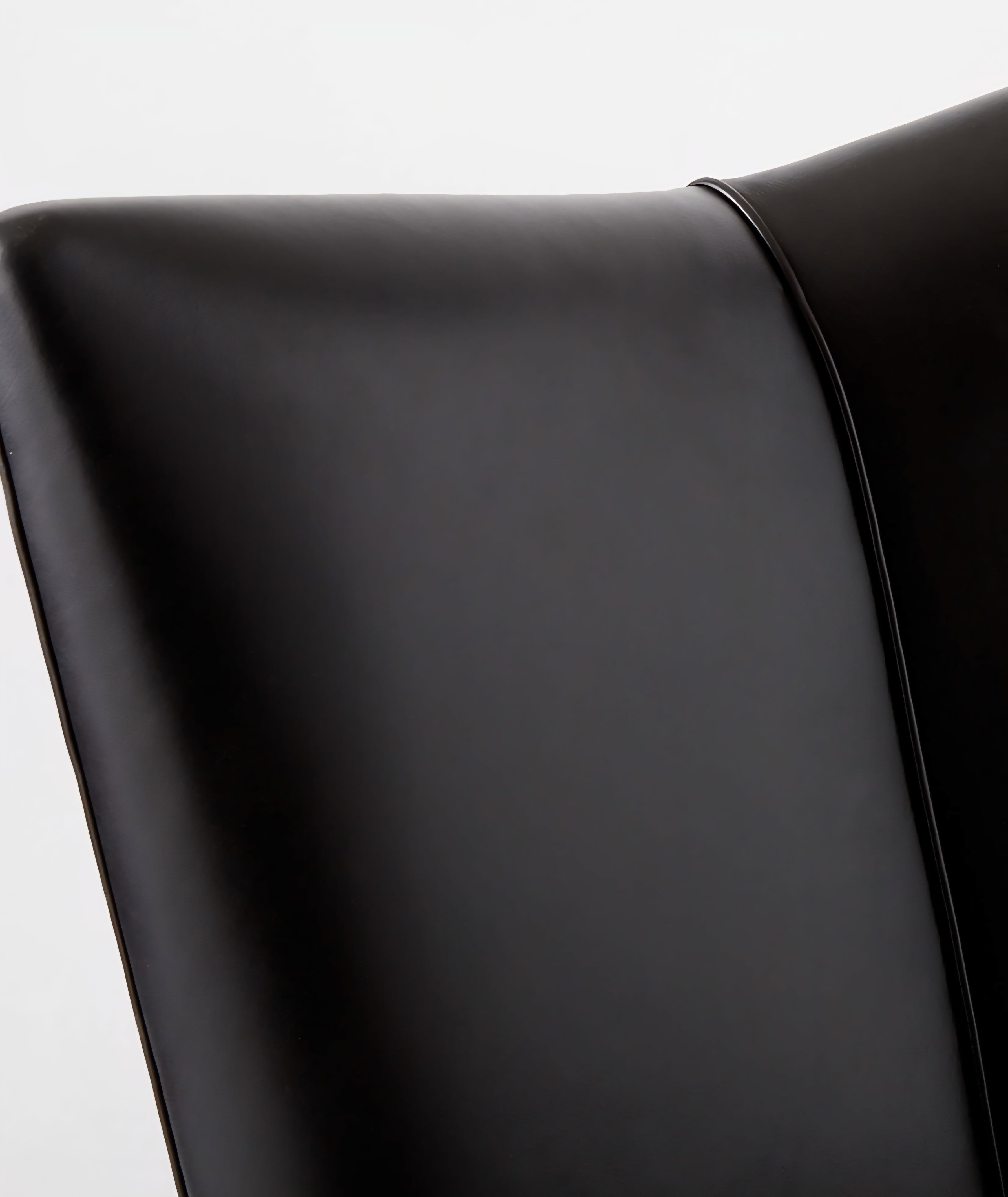 THE ONE × Bowtie — Black Leather Office Chair