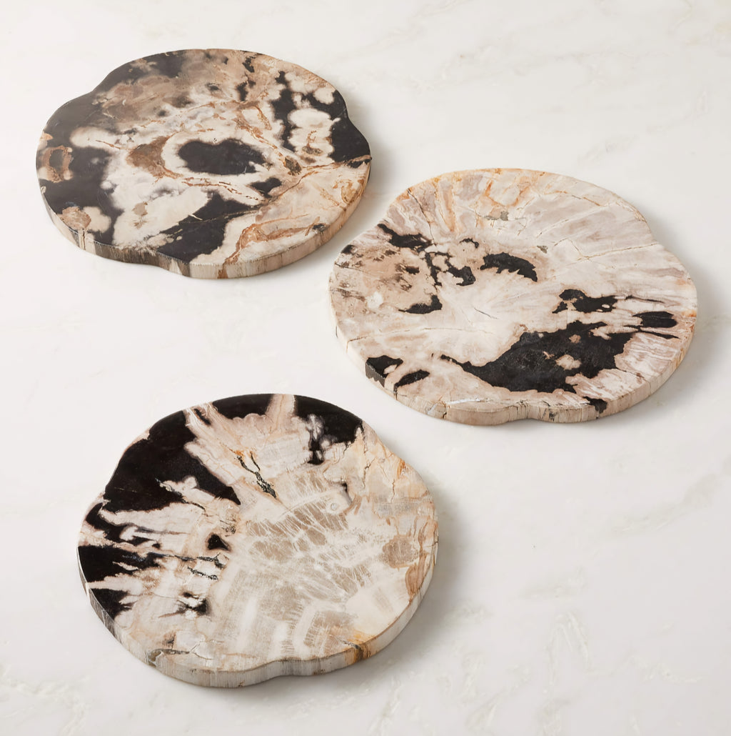 THE ONE × Ring — Petrified Wood Serving Board
