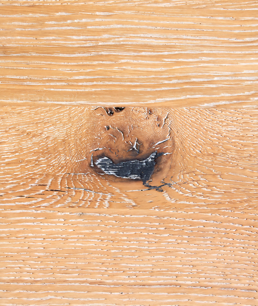 THE ONE × Terra — Natural Oak Wood Desk with Power Outlets (54")