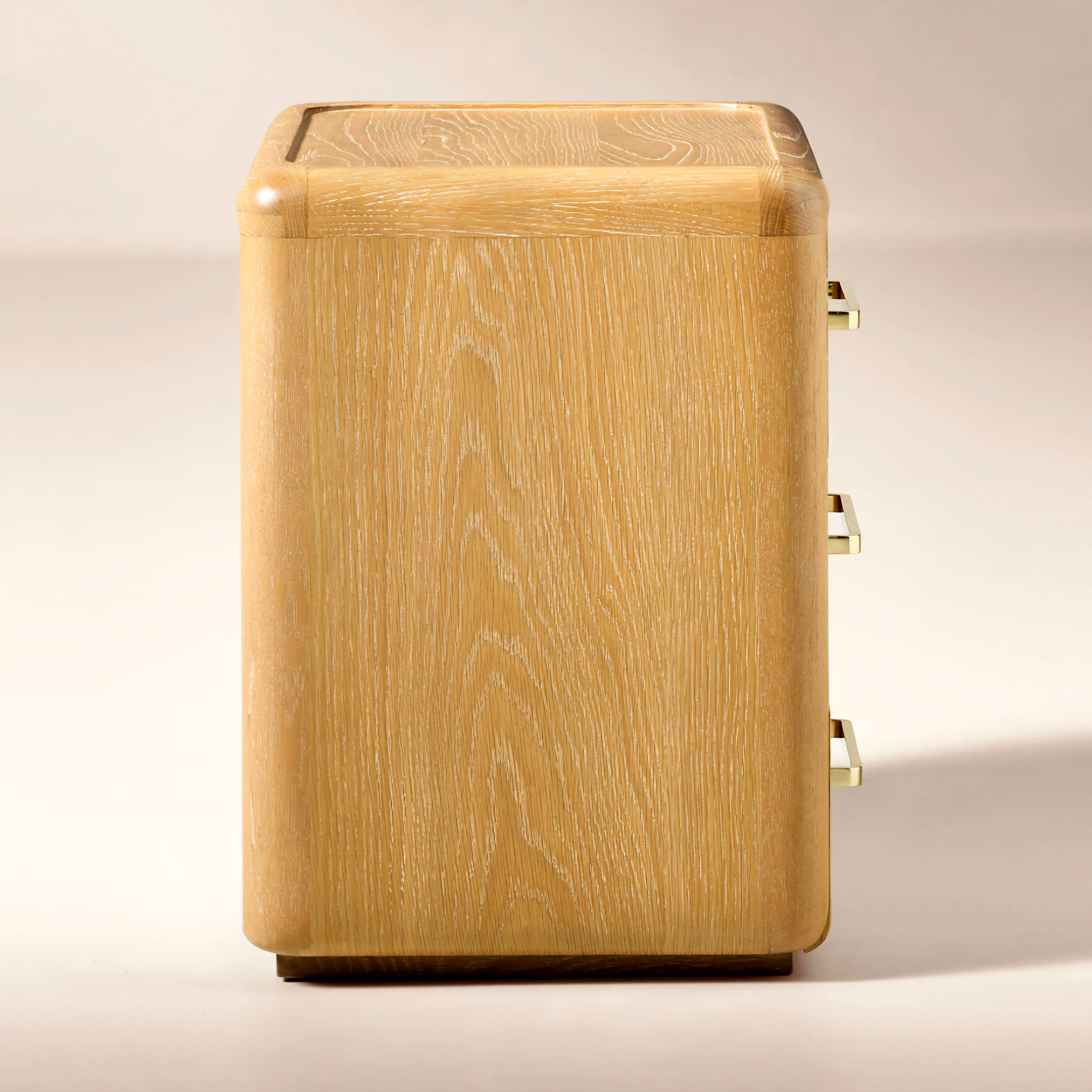 THE ONE × Abbott — 3-Drawer Wood Nightstand