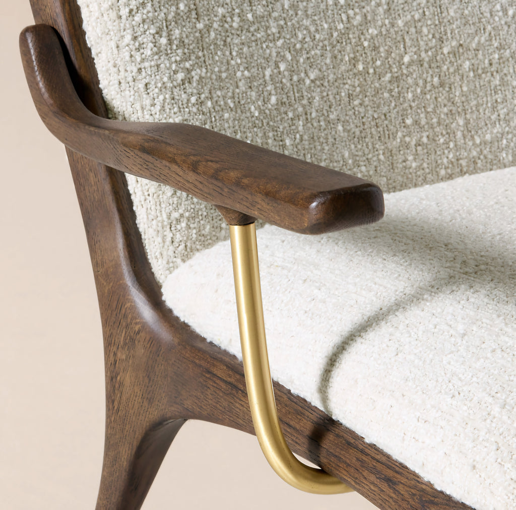 THE ONE × Colby — Faux Mohair Accent Chair