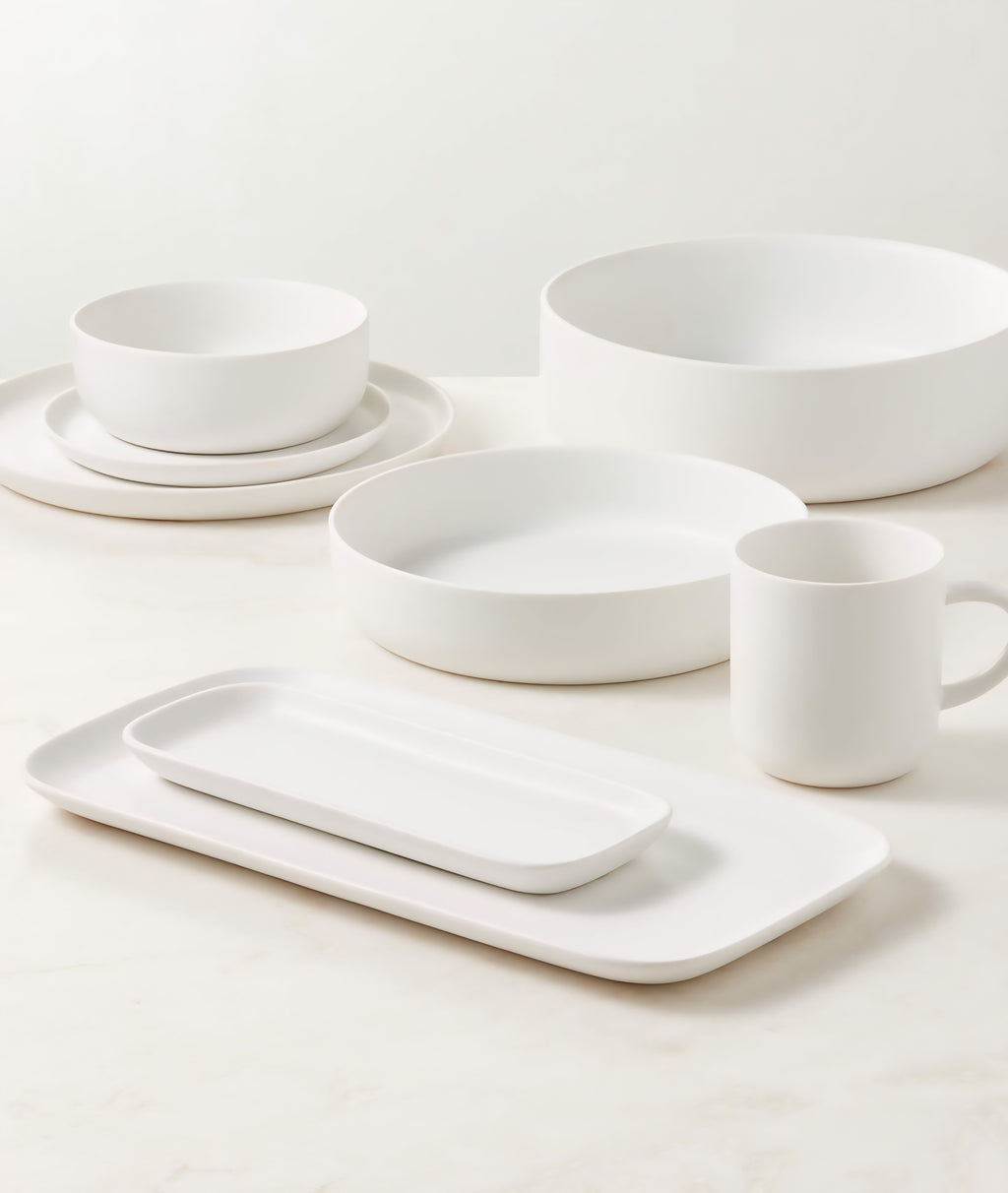 THE ONE × Mori — 4-Piece Matte Dinnerware Set