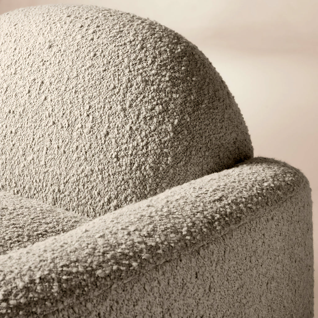 THE ONE × Aldine — Spice Brown Performance Chenille Accent Chair