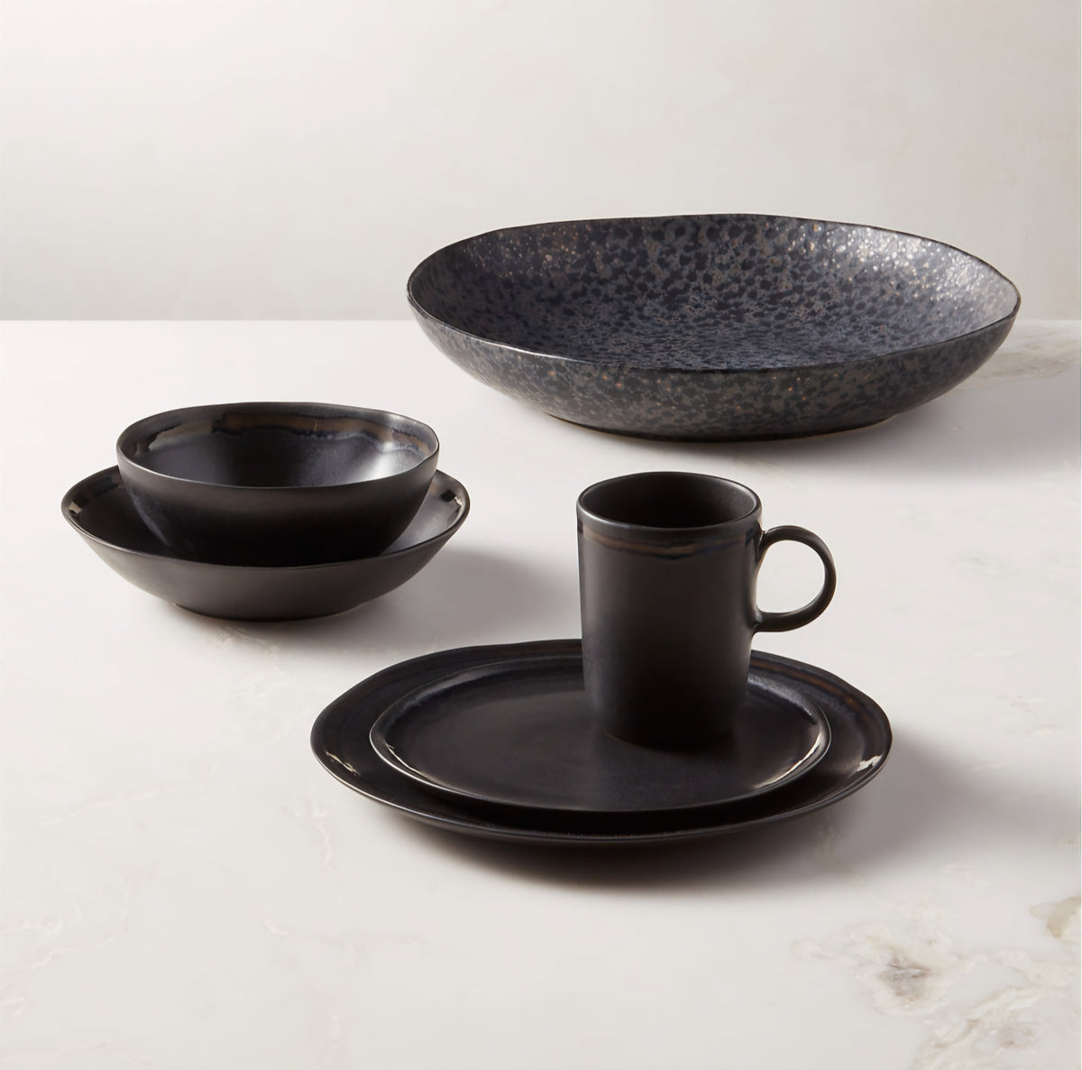 THE ONE × Hyacinth — Serving Bowl with Reactive Glaze