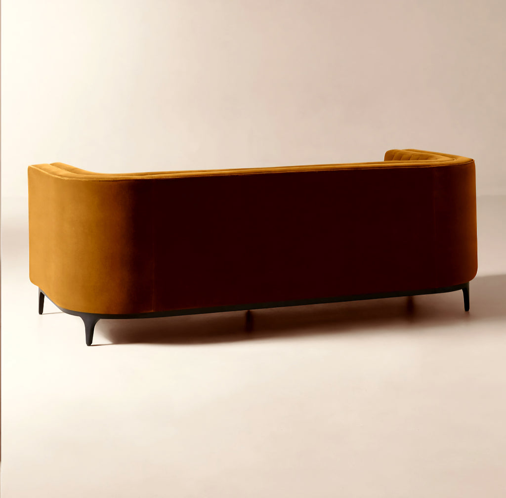 THE ONE × Ambroise — Light Taupe Velvet Sofa