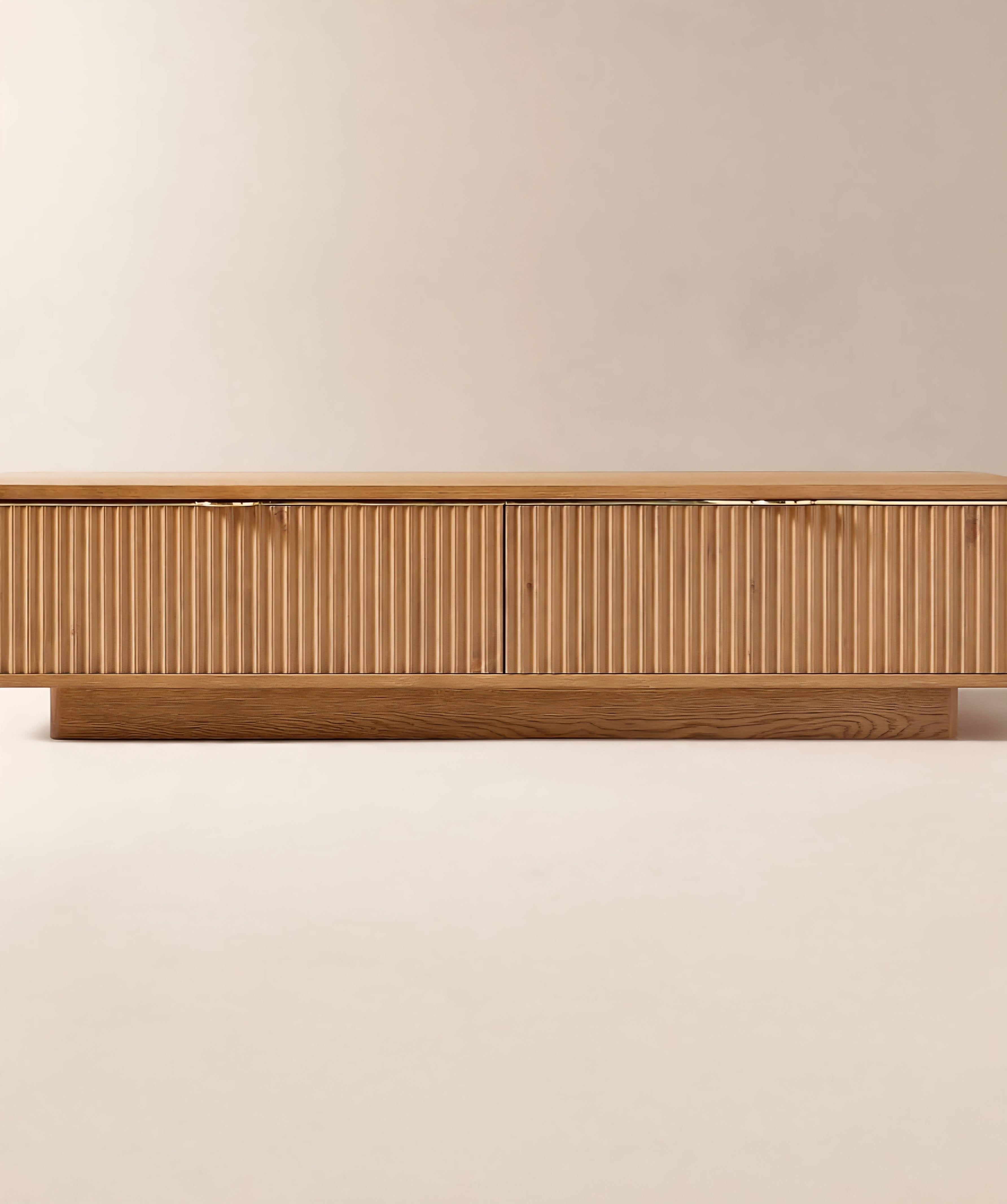 THE ONE × Davison — Fluted Oak Coffee Tables