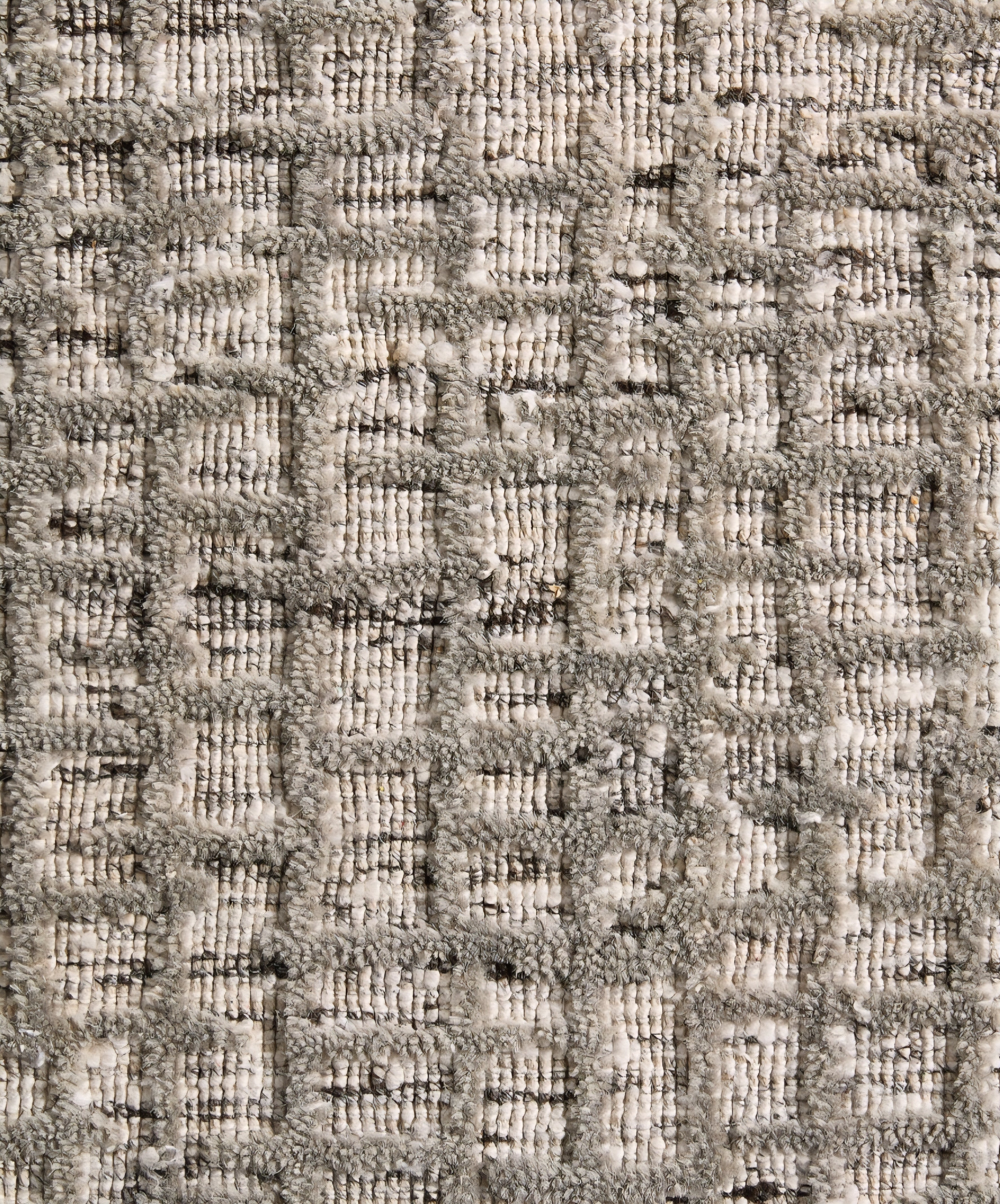 THE ONE × Montauban — Wool Blend Handwoven Grey Area Rug (12'x15')