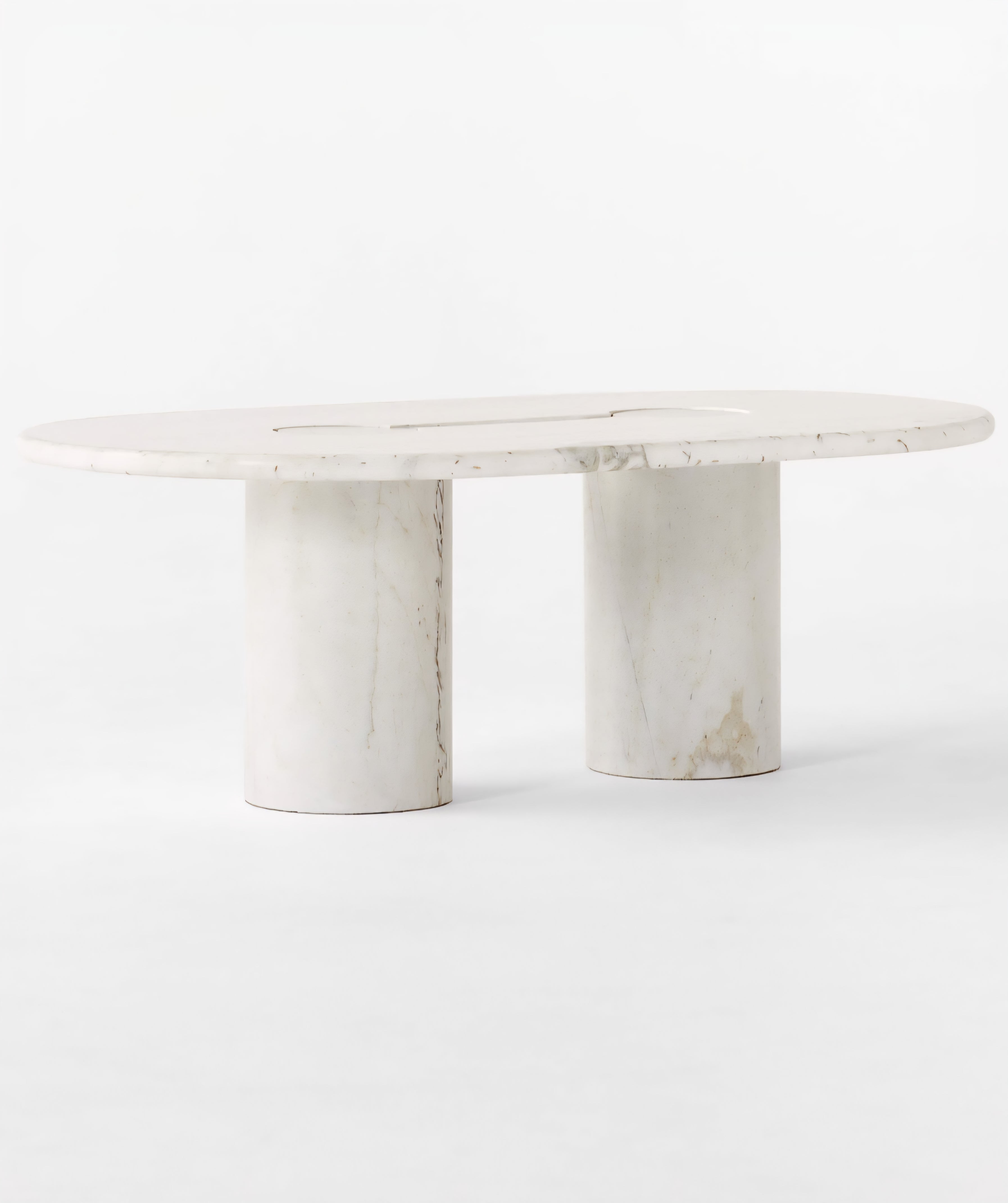 THE ONE × Liguria — Oval Marble Coffee Table