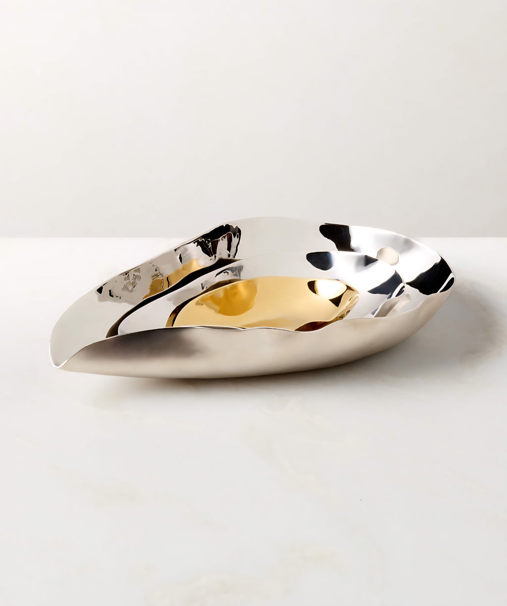 THE ONE × Oyster — Stainless Steel and Brass Pinch Bowl Set
