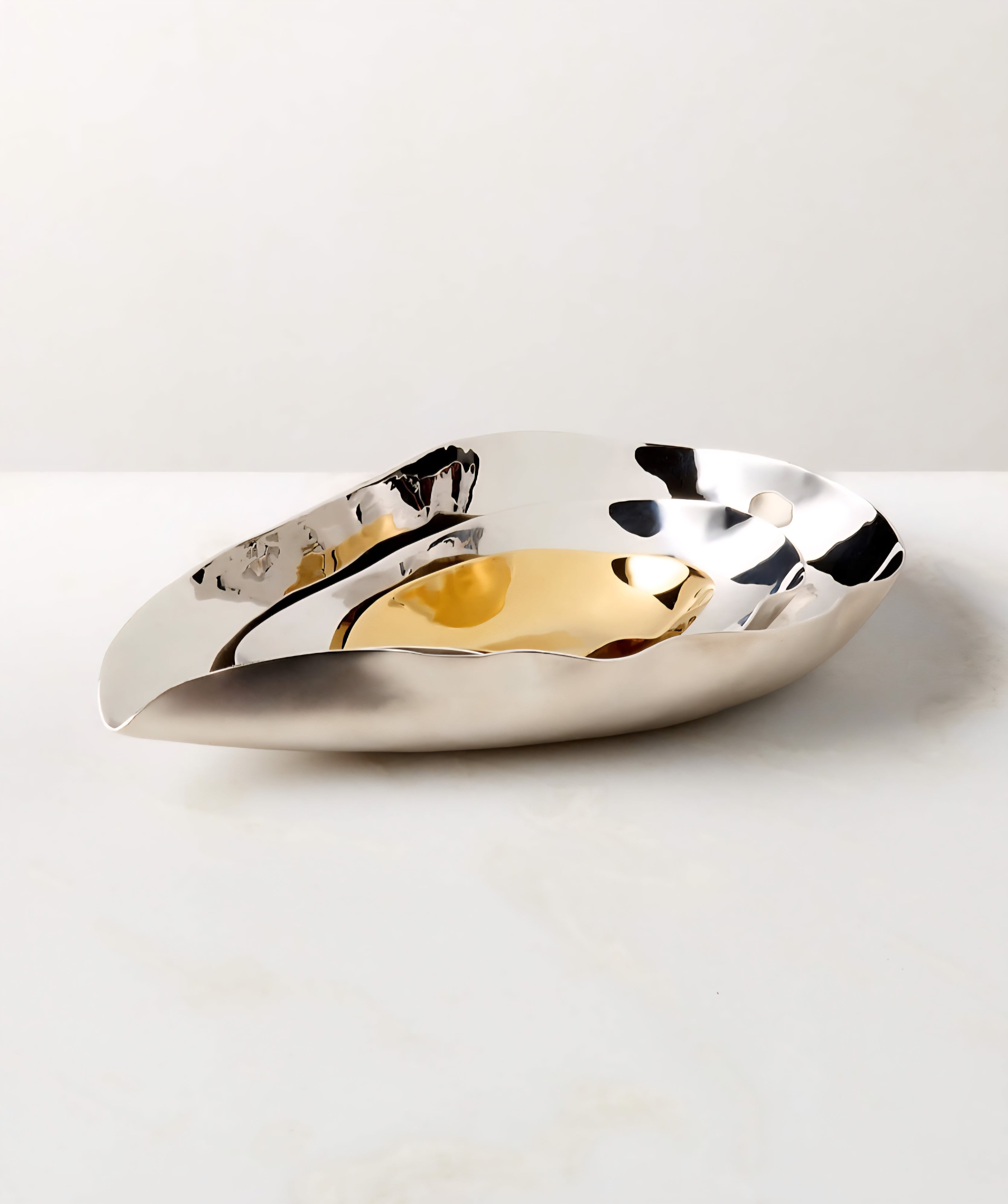 THE ONE × Oyster — Stainless Steel and Brass Pinch Bowl Set