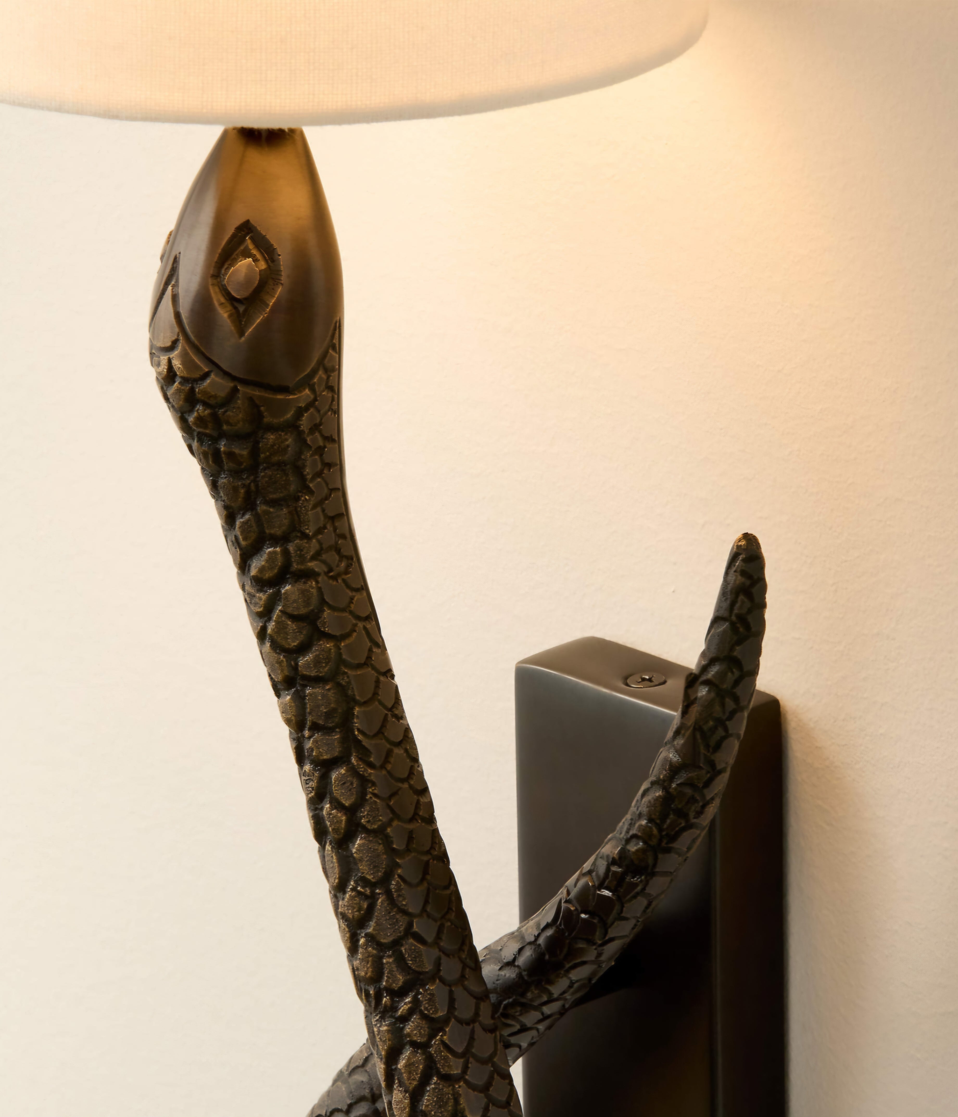 THE ONE × Queen Snake — Blackened Brass Wall Sconce