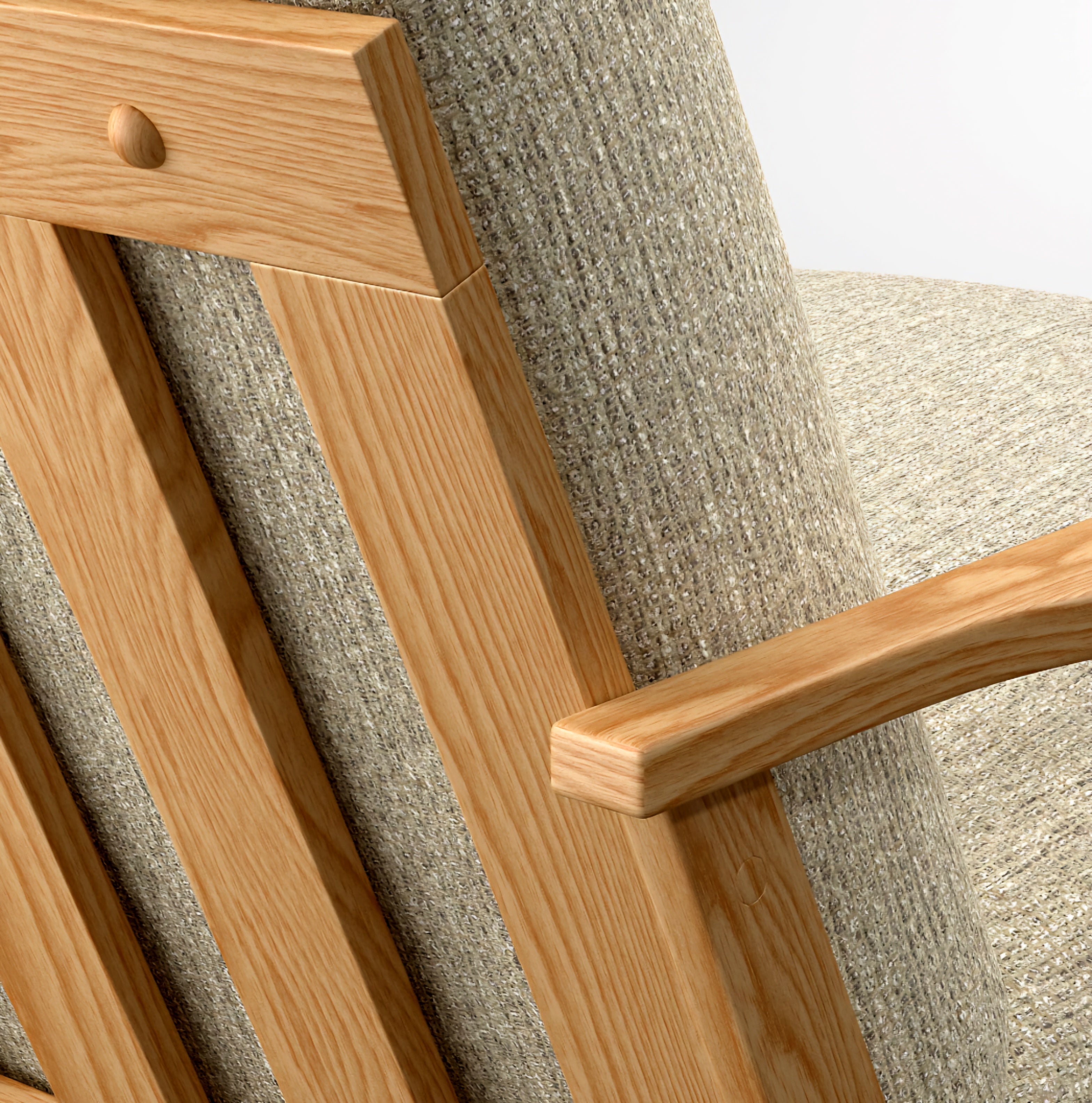 THE ONE × Cavett — Wood Accent Chair