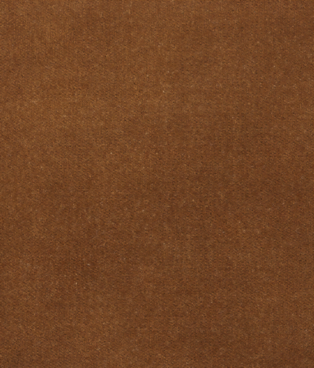 THE ONE × Olson — Cognac Brown Velvet Accent Chair
