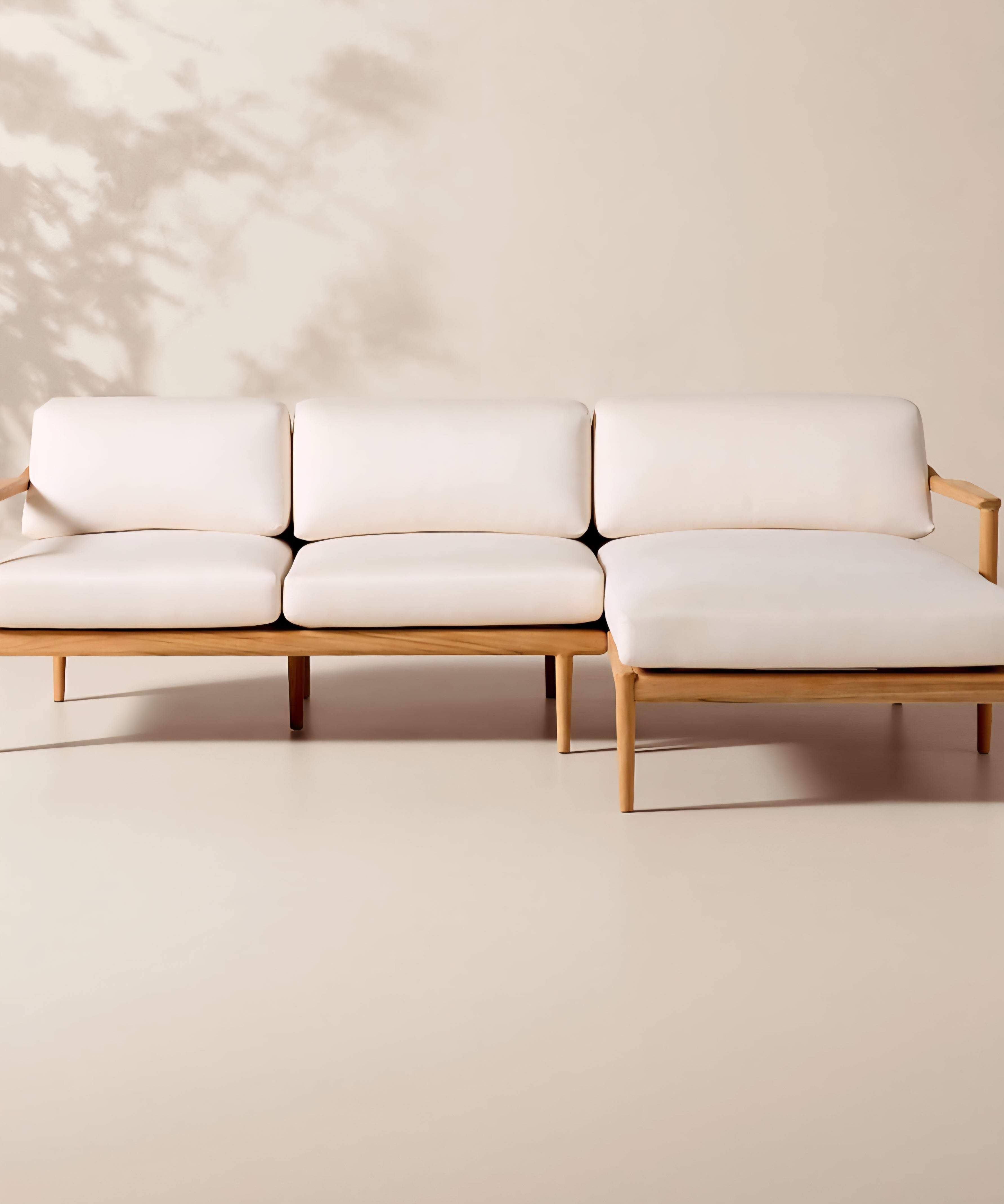 THE ONE × Tide —Outdoor Sectional Collection with Ivory Sunbrella® Cushions