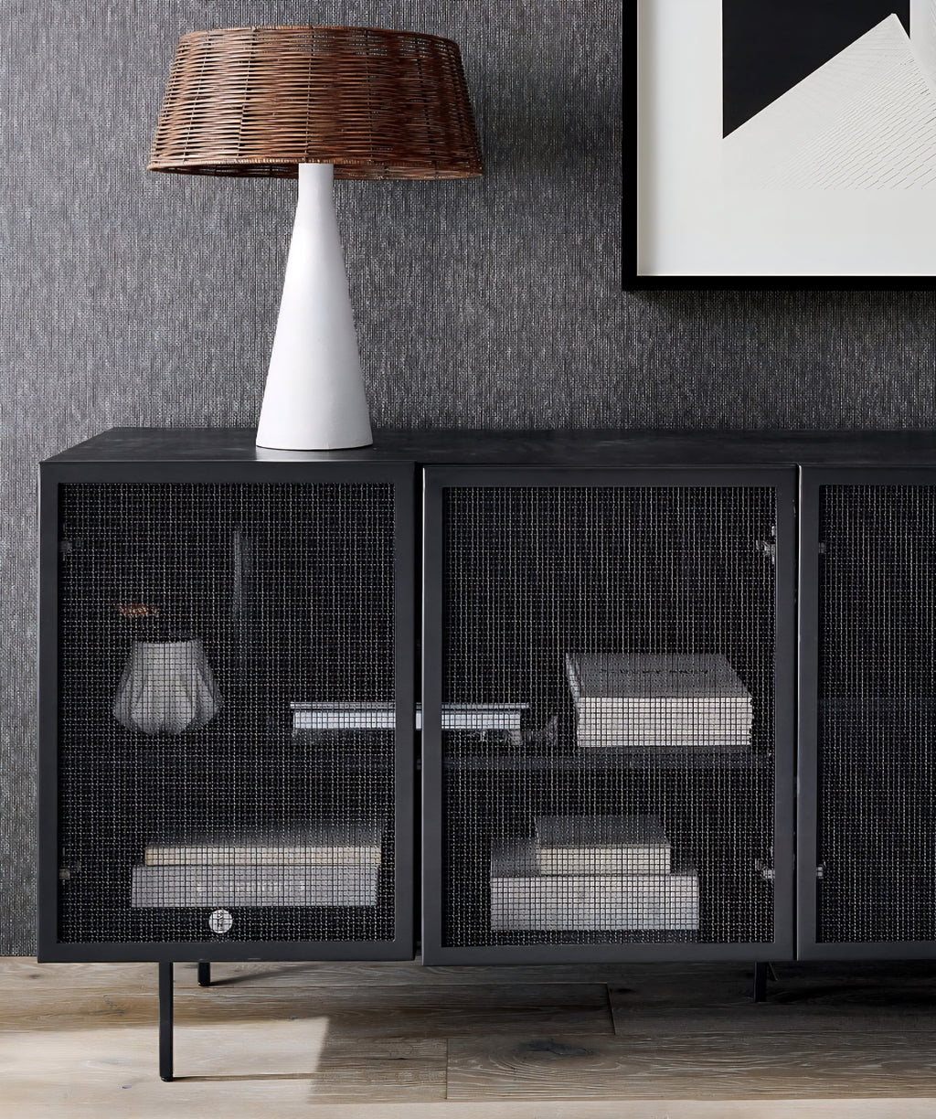THE ONE × Trace — Wire Credenza