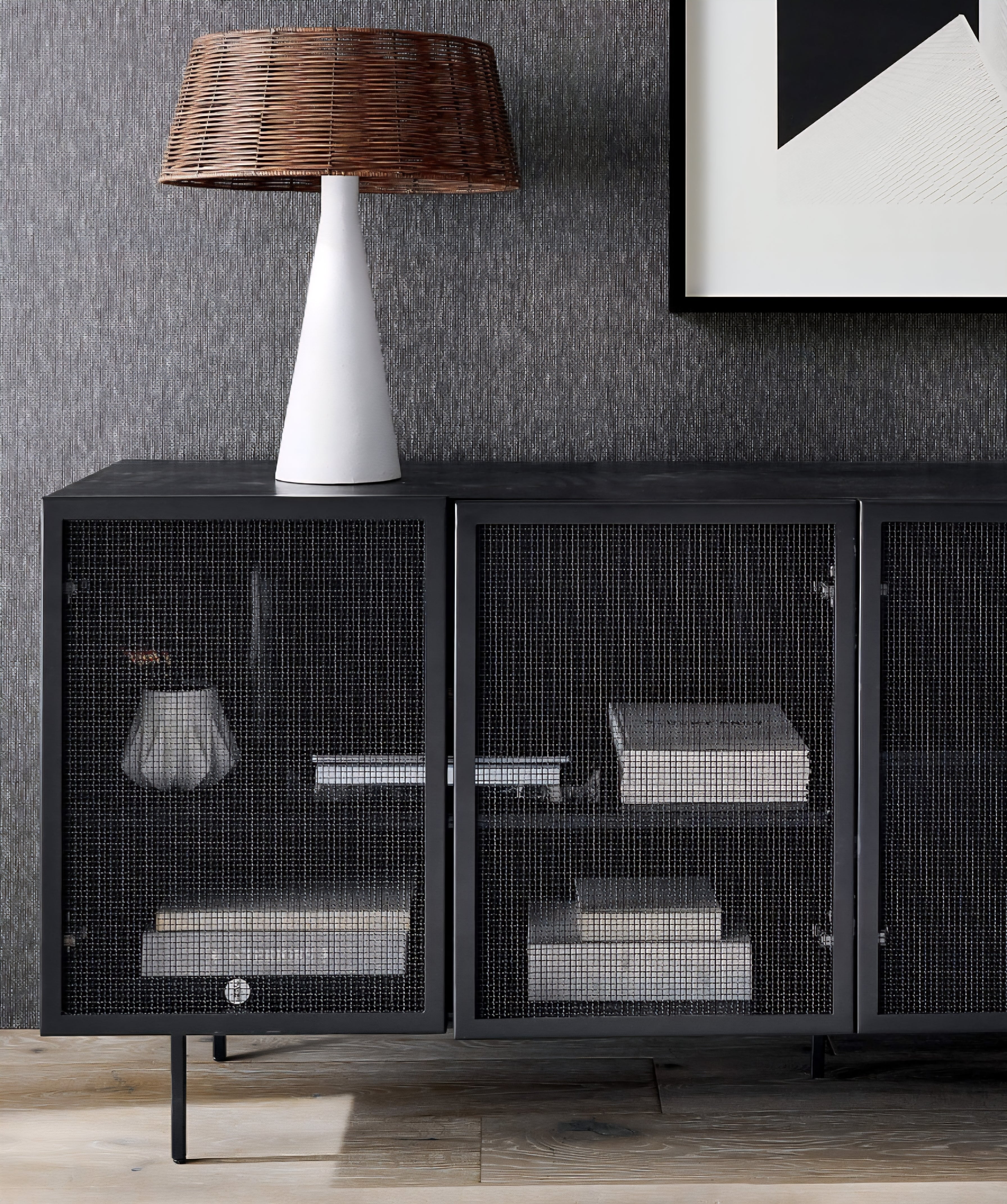 THE ONE × Trace — Wire Credenza