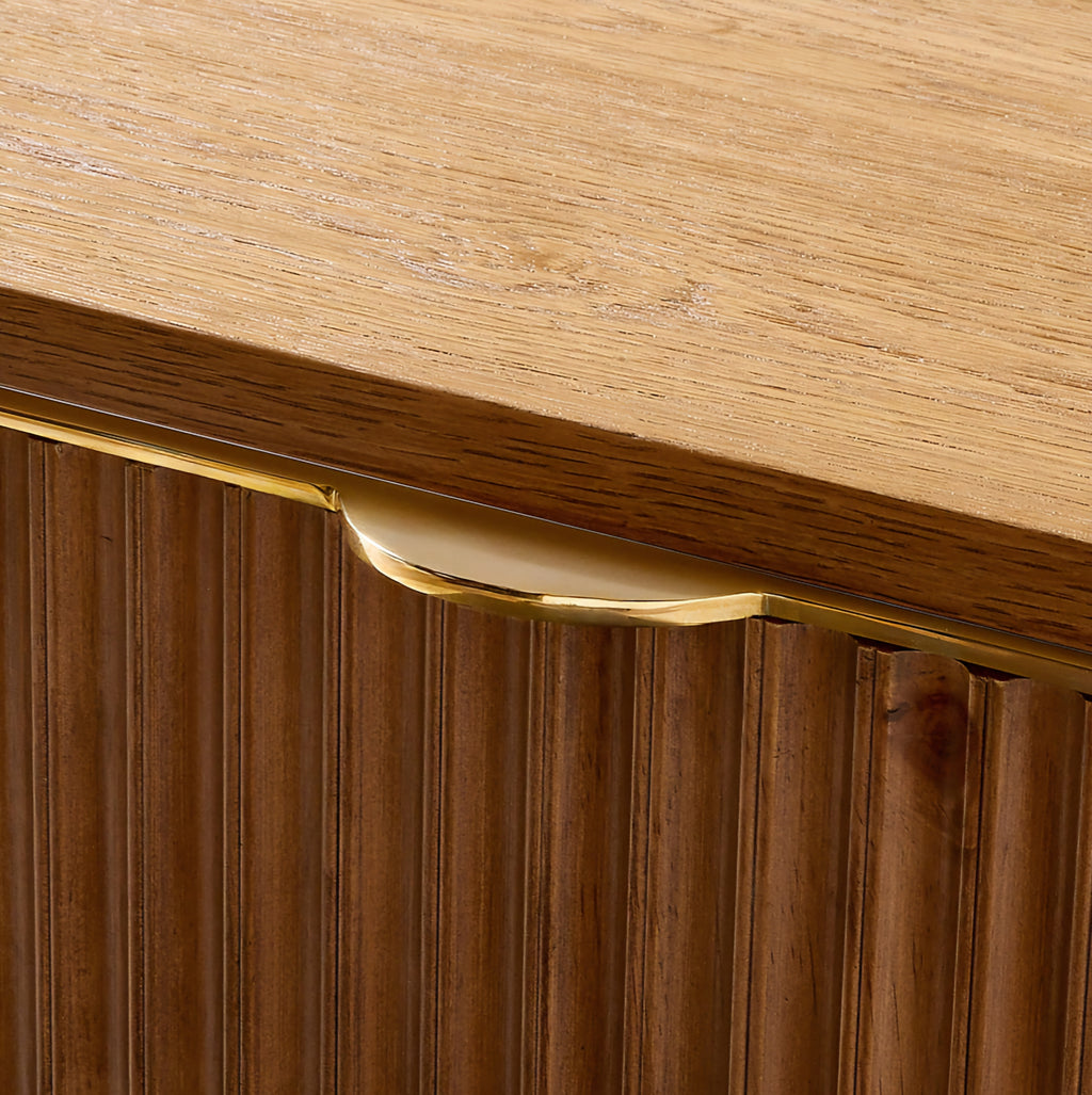 THE ONE × Davison — Fluted Oak Coffee Tables
