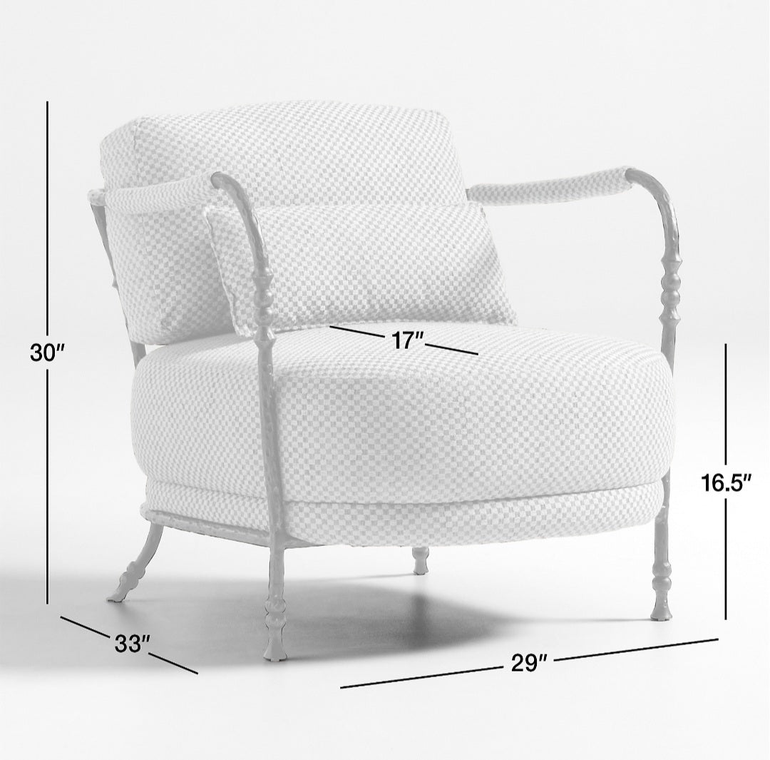 THE ONE × Muirfield — Sculptural Metal Accent Chair