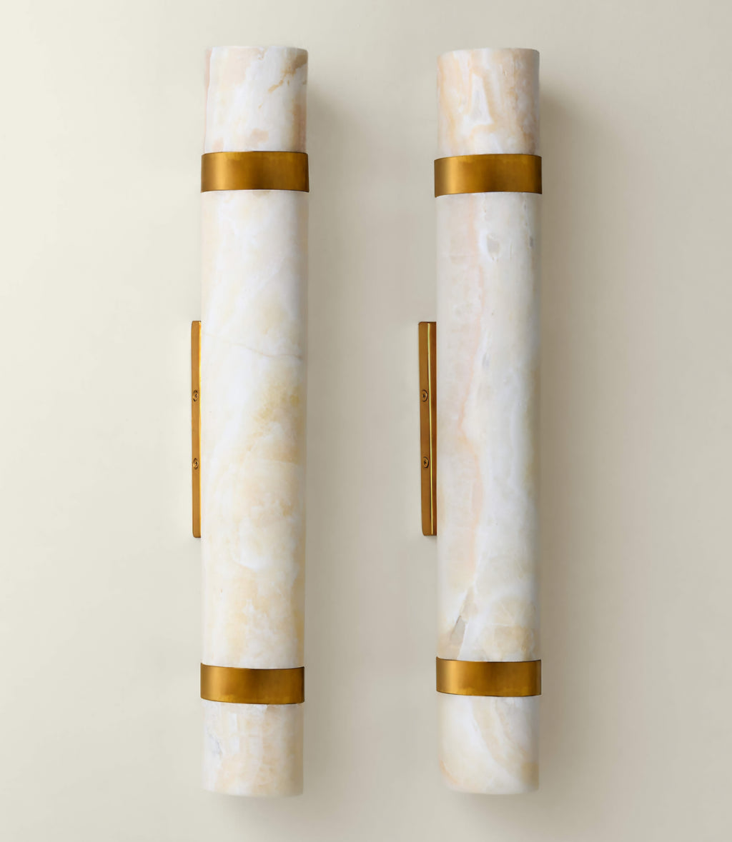 THE ONE × Natalia — Onyx Stone Wall Sconce 21.5"