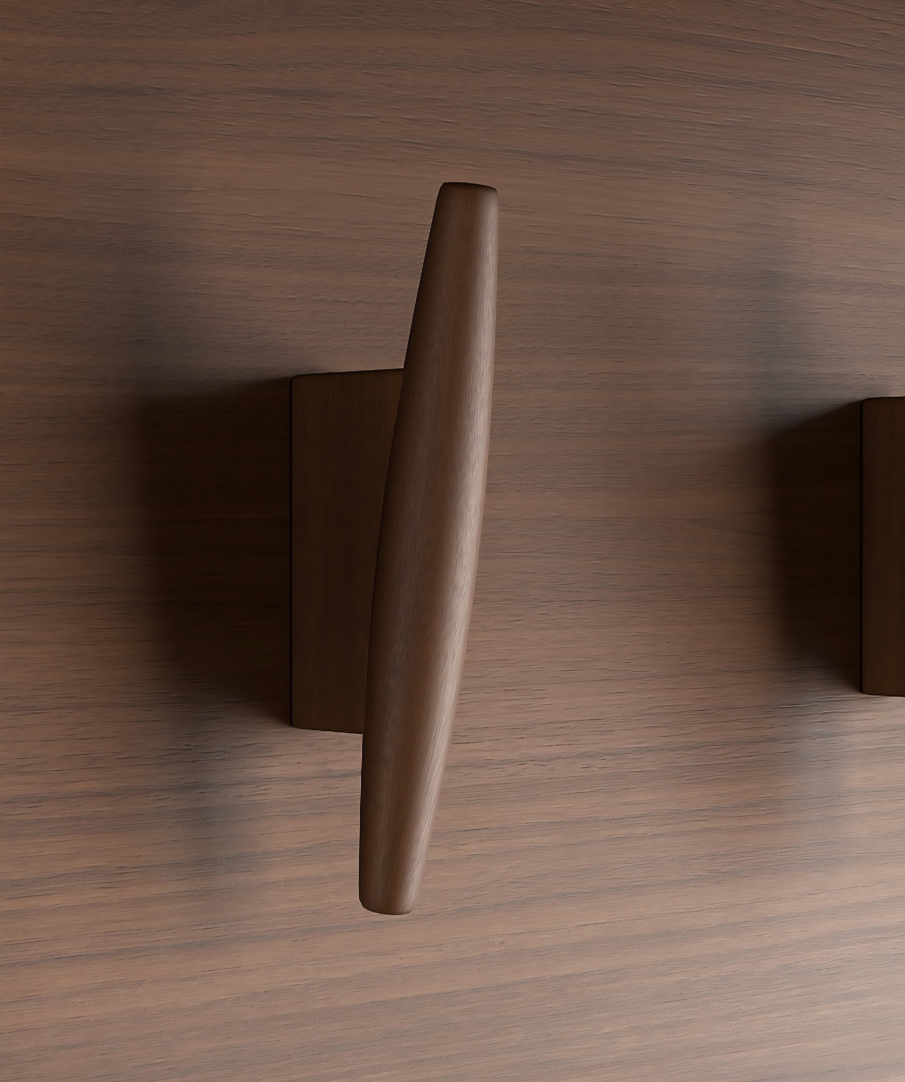 THE ONE × Tate — Walnut Wood Hall Tree with Bench and Shoe Storage (44")