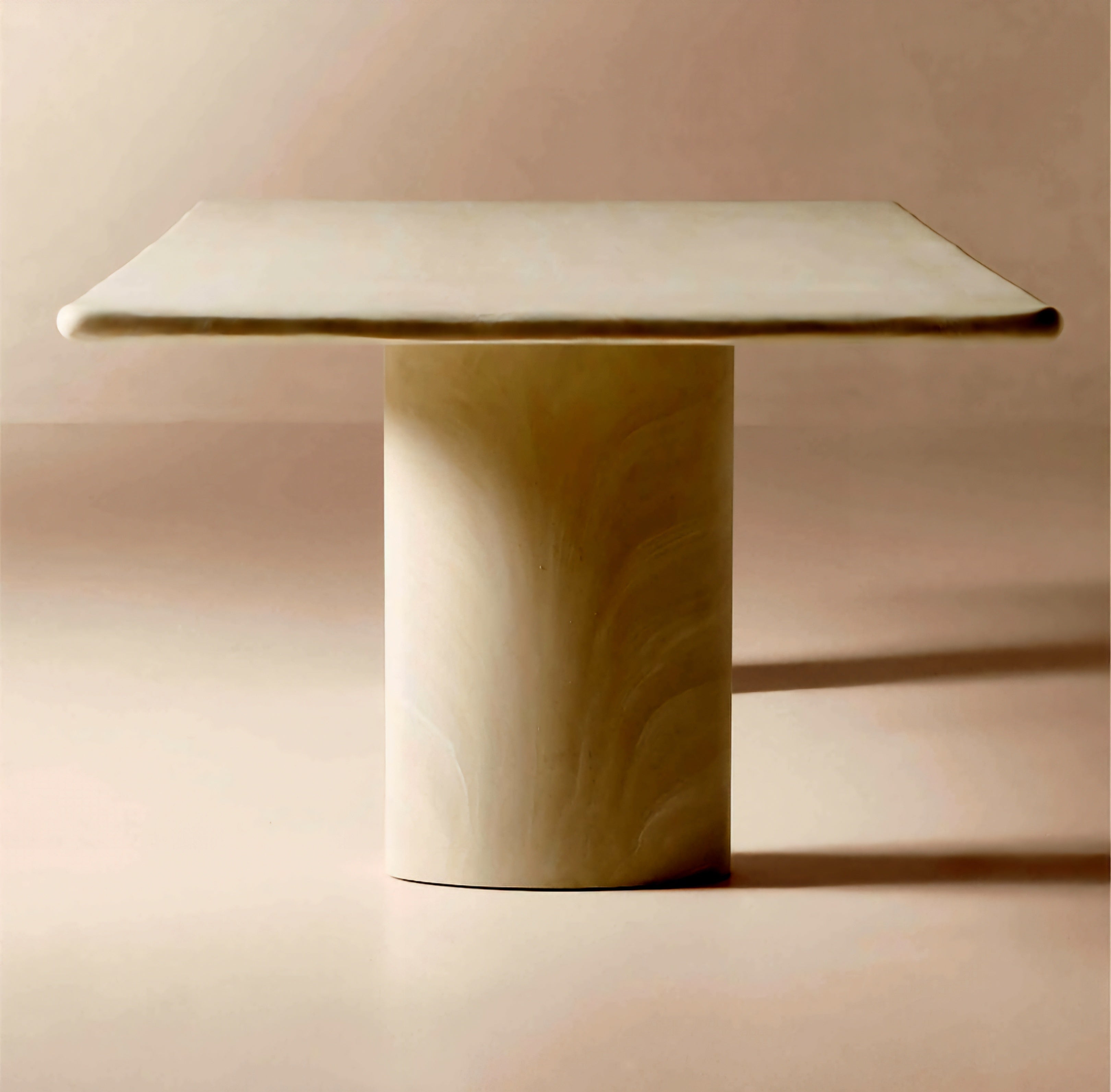 THE ONE × Elio — Rectangular Marbled Resin Dining Table