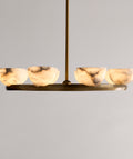 THE ONE × Ando — Alabaster and Brass Chandelier (35")
