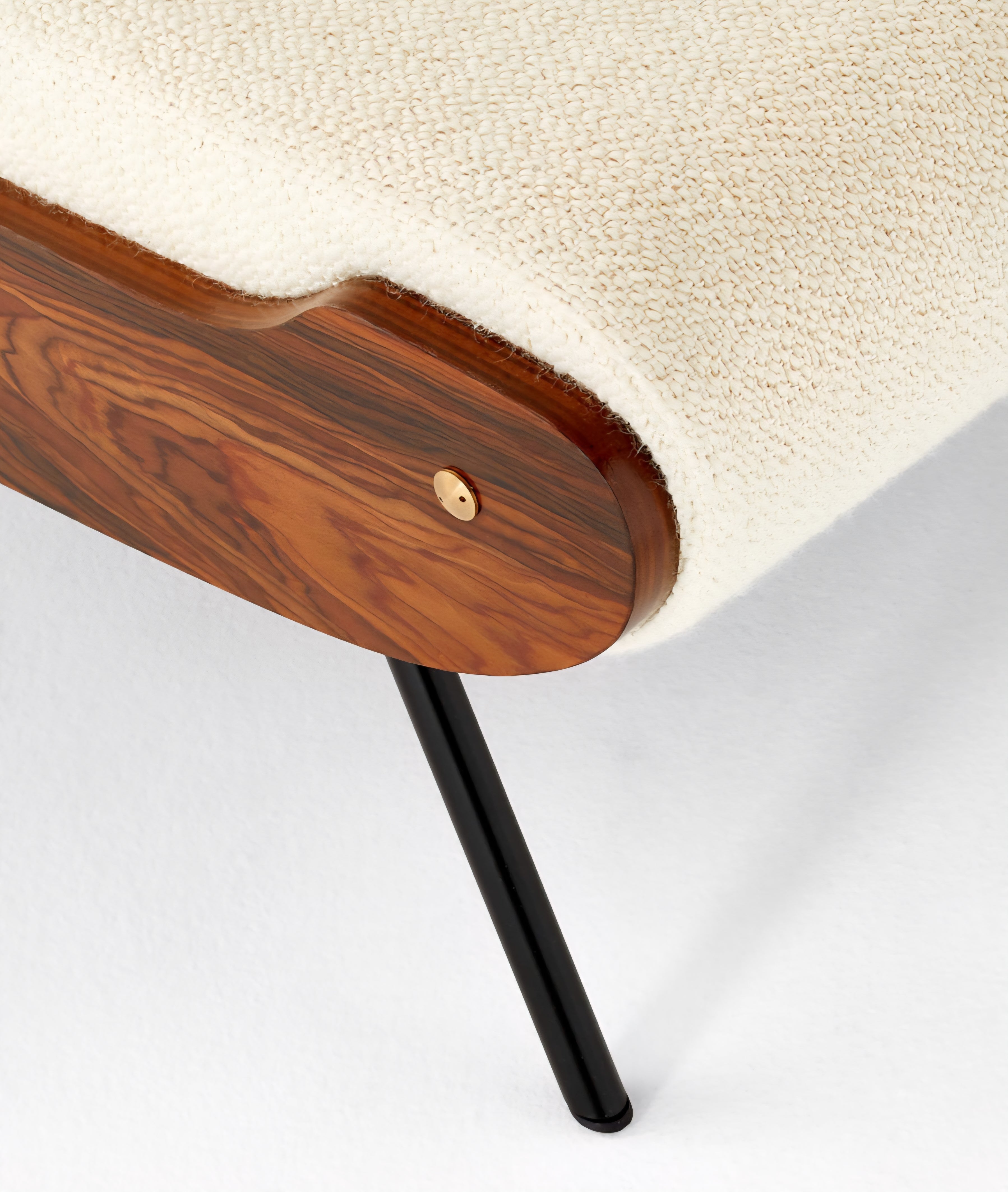 THE ONE × Meda — Ivory Wool Lounge Chair