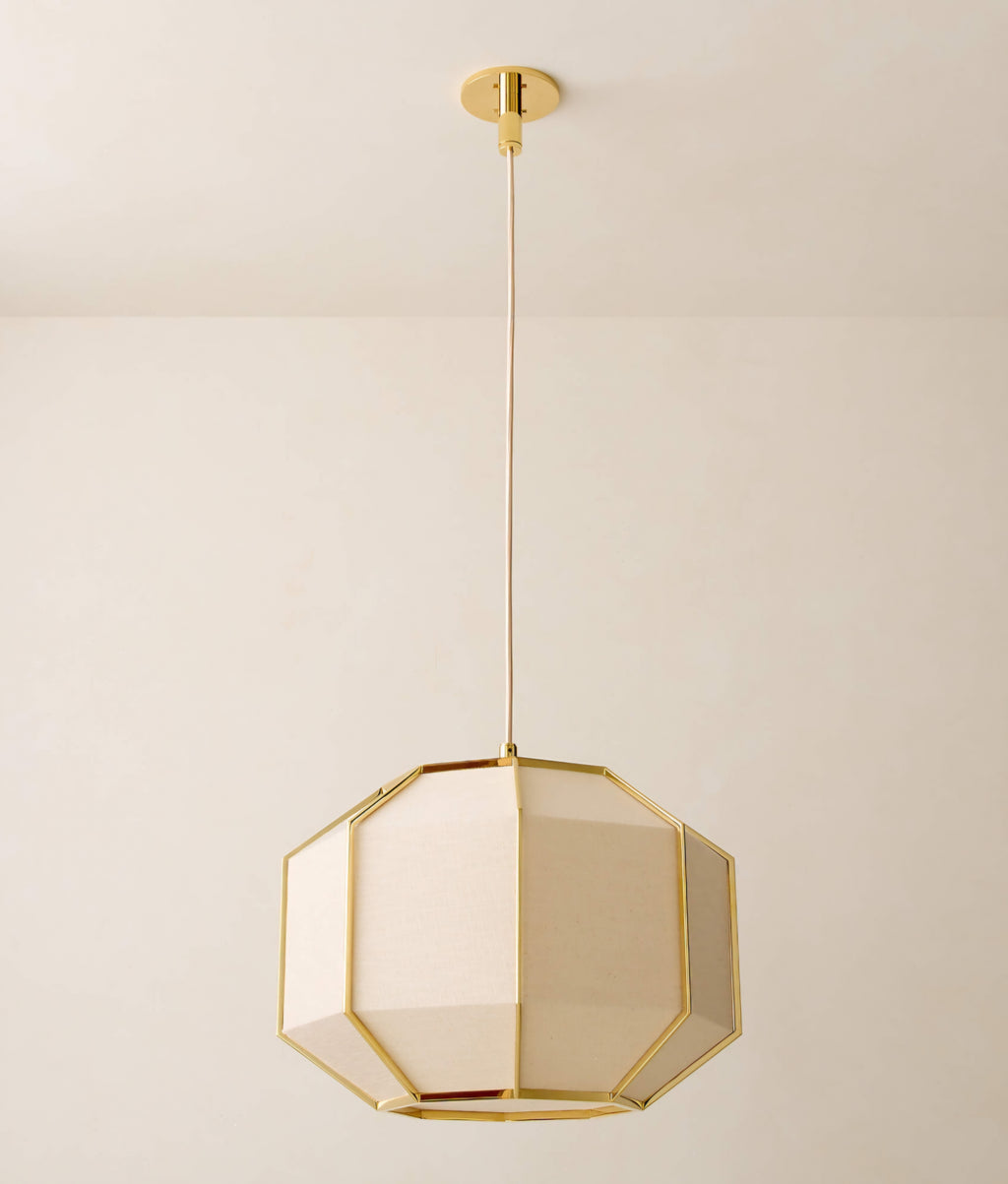 THE ONE × Blisse — Natural Linen Pendant Light