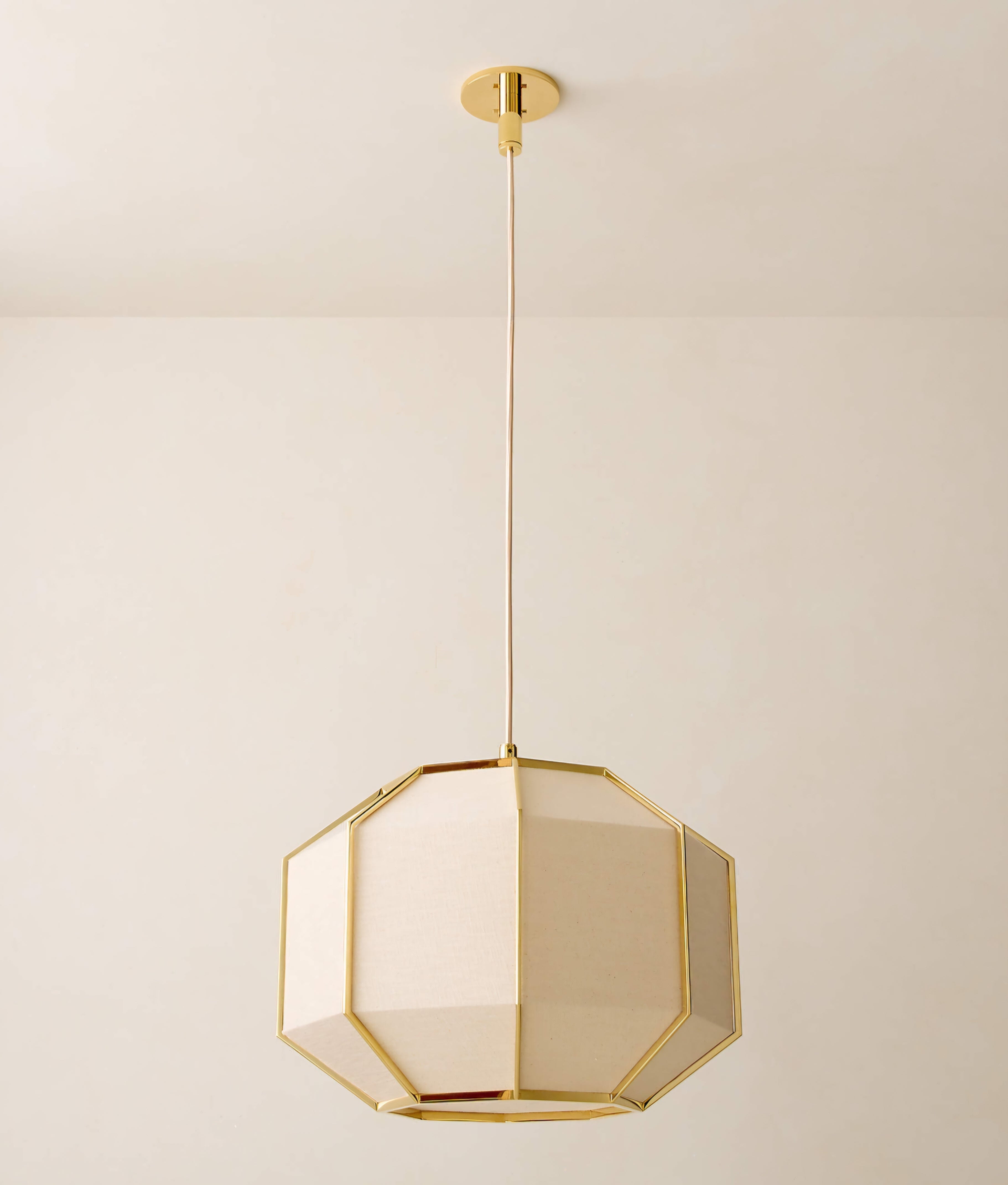 THE ONE × Blisse — Natural Linen Pendant Light