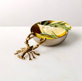 THE ONE × Lobster — Stainless Steel and Brass Snack Bowl