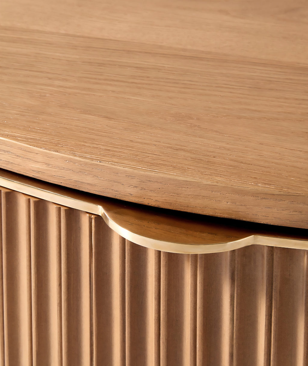 THE ONE × Davison — Fluted Oak Coffee Tables