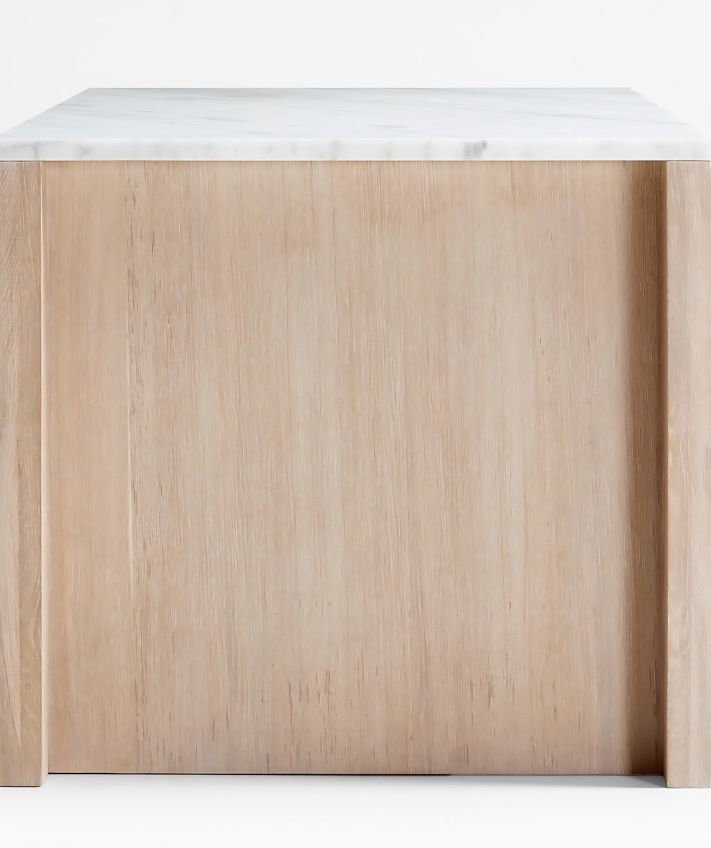 THE ONE × Terra — Marble Top Kitchen Island with Storage (78")