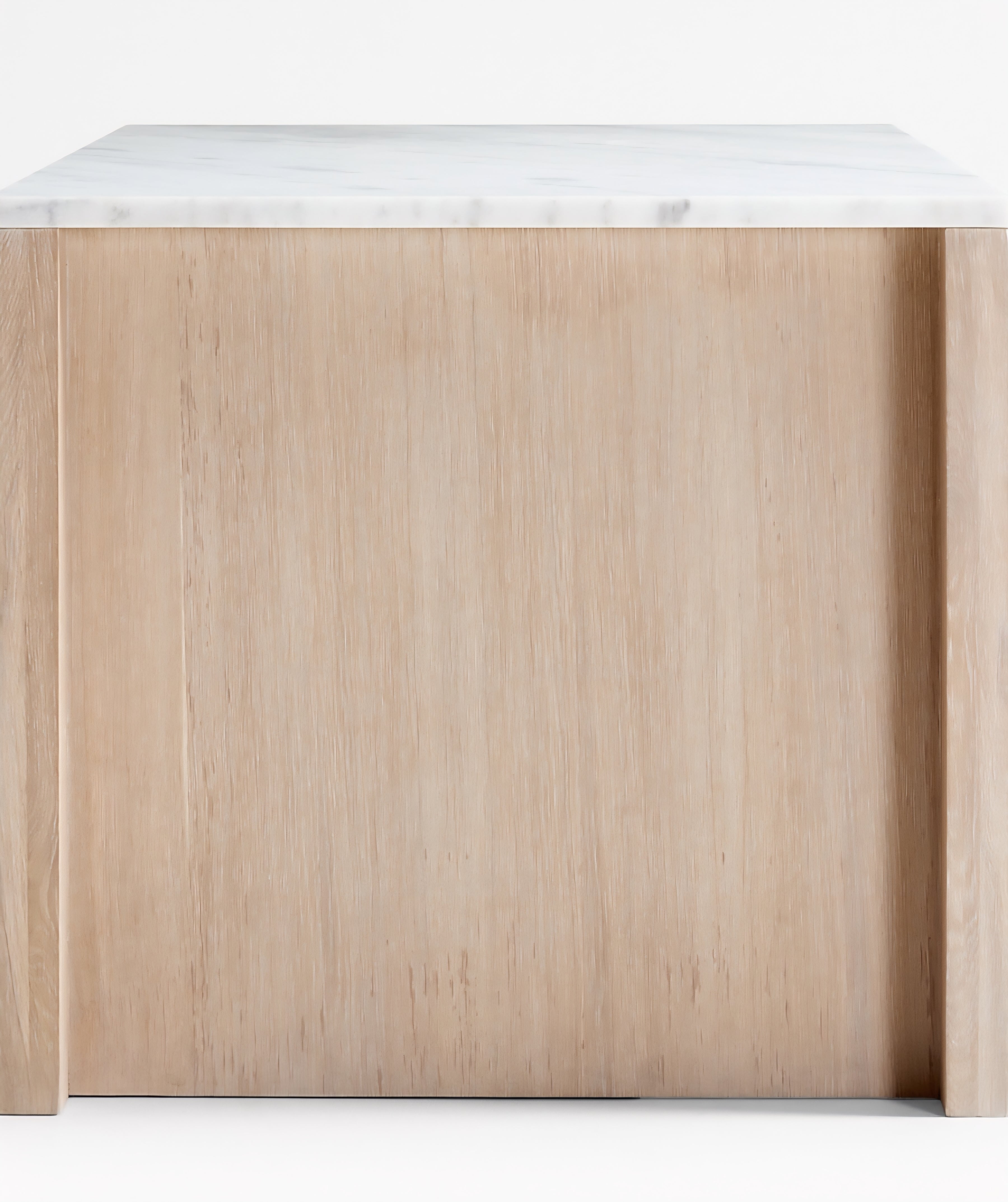 THE ONE × Terra — Marble Top Kitchen Island with Storage (78")