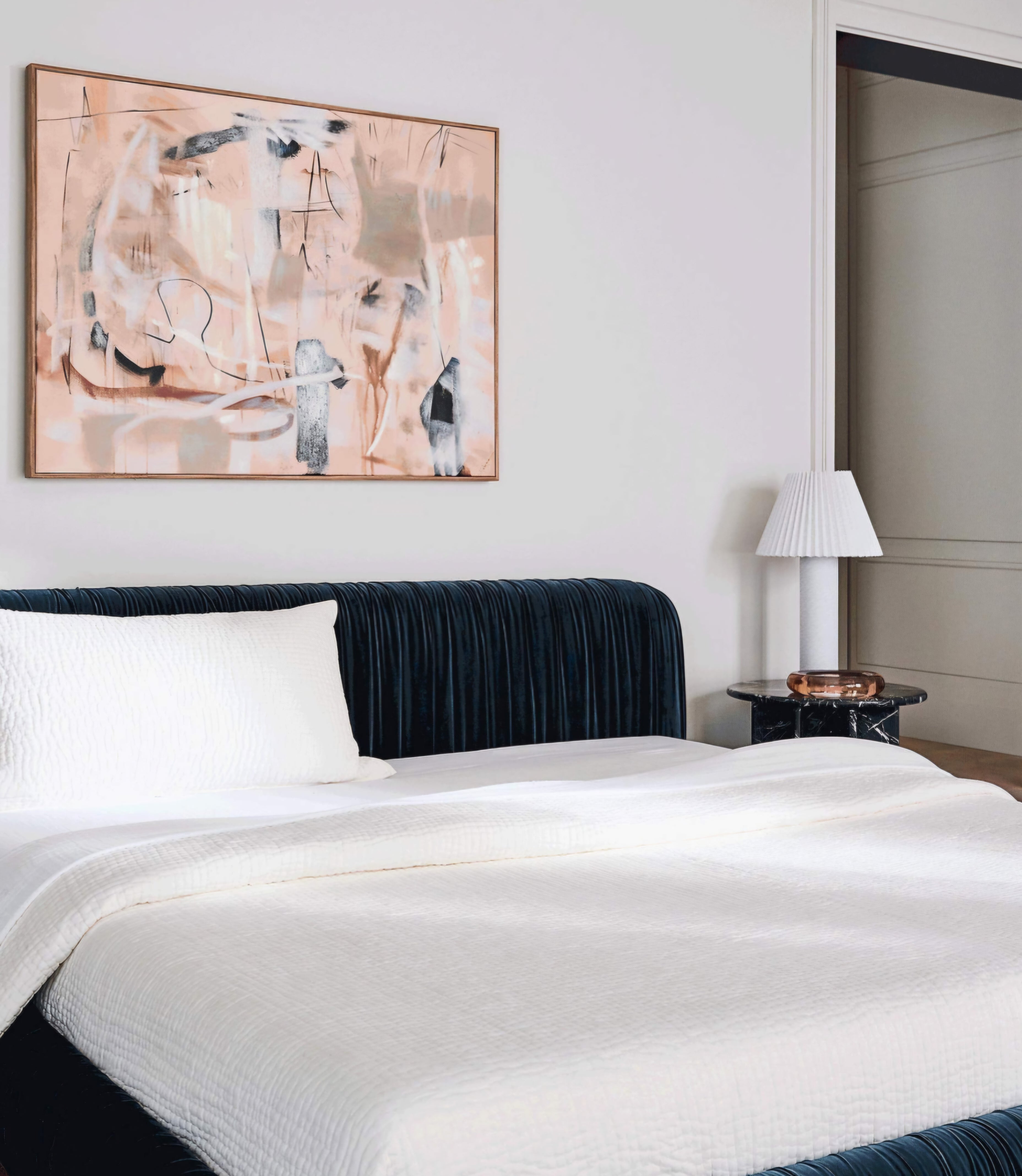 THE ONE × Scrunch — Ivory Table Lamp