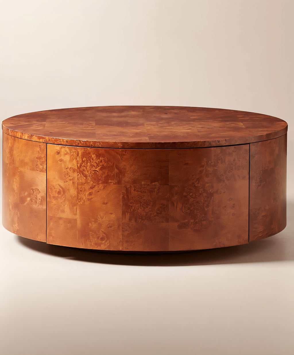 THE ONE × Purl — 36" Burl Wood Rotating Coffee Table