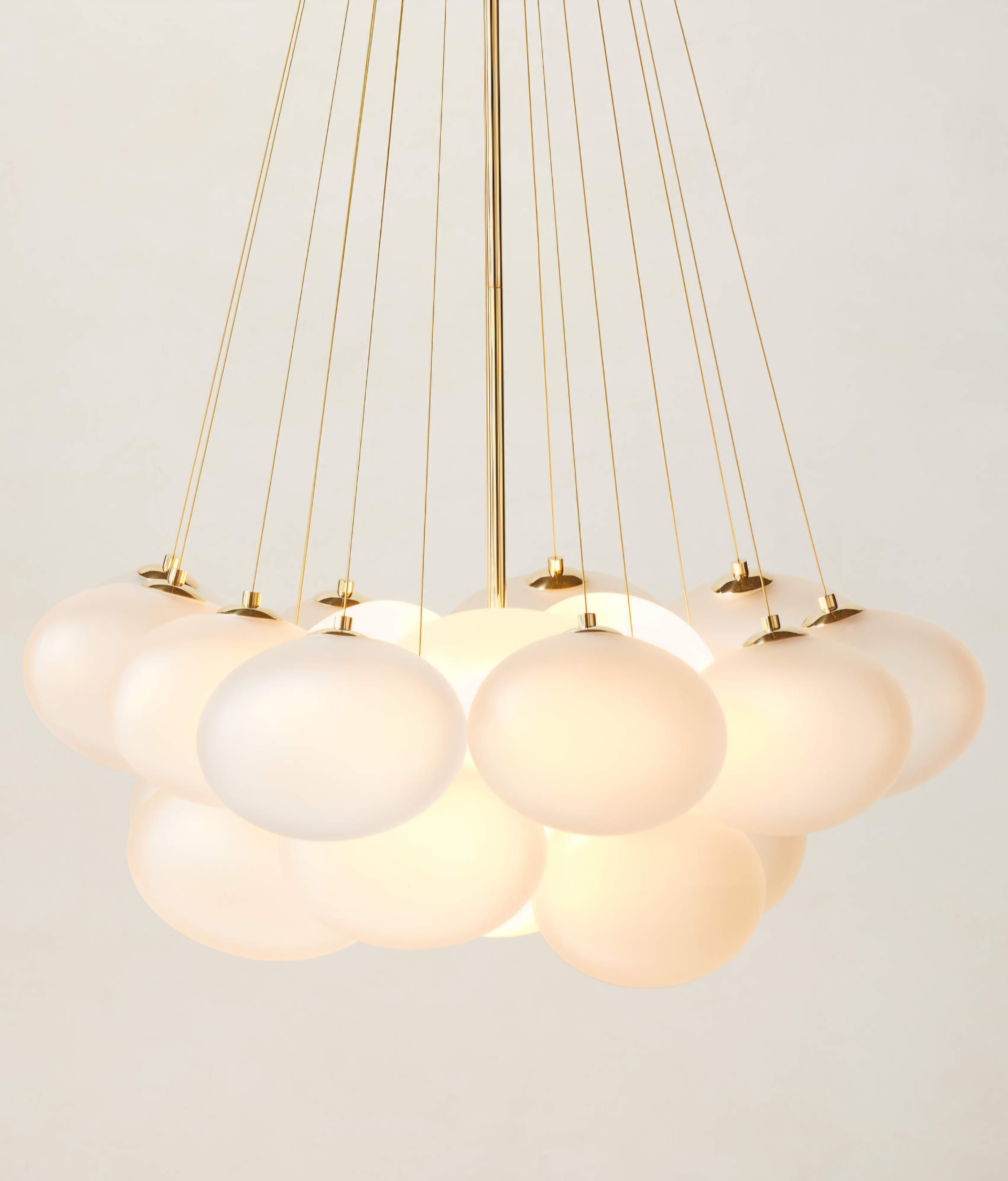 THE ONE × Corvina — Unlacquered Polished Brass Chandelier