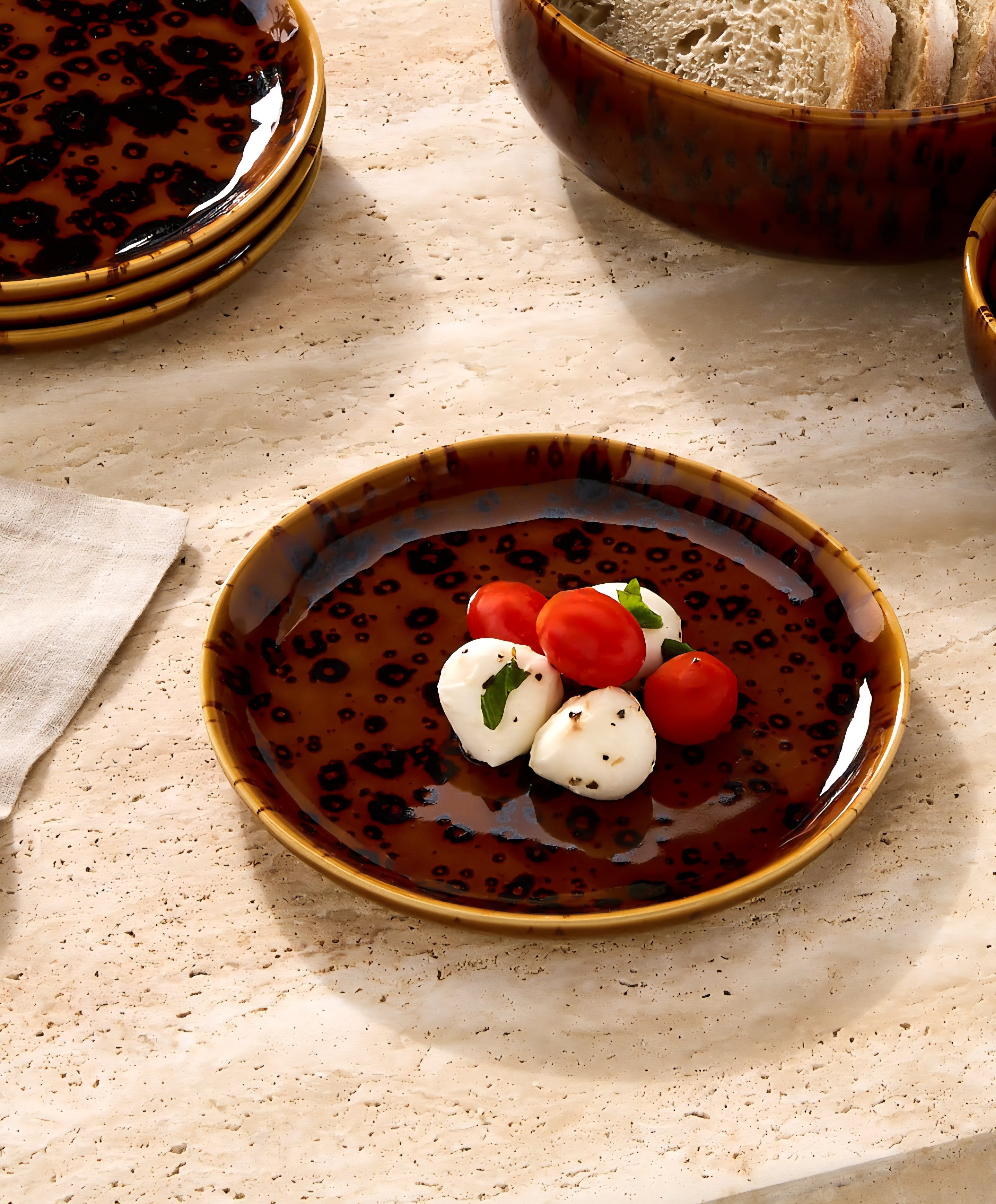 Tortoise Appetizer Plates