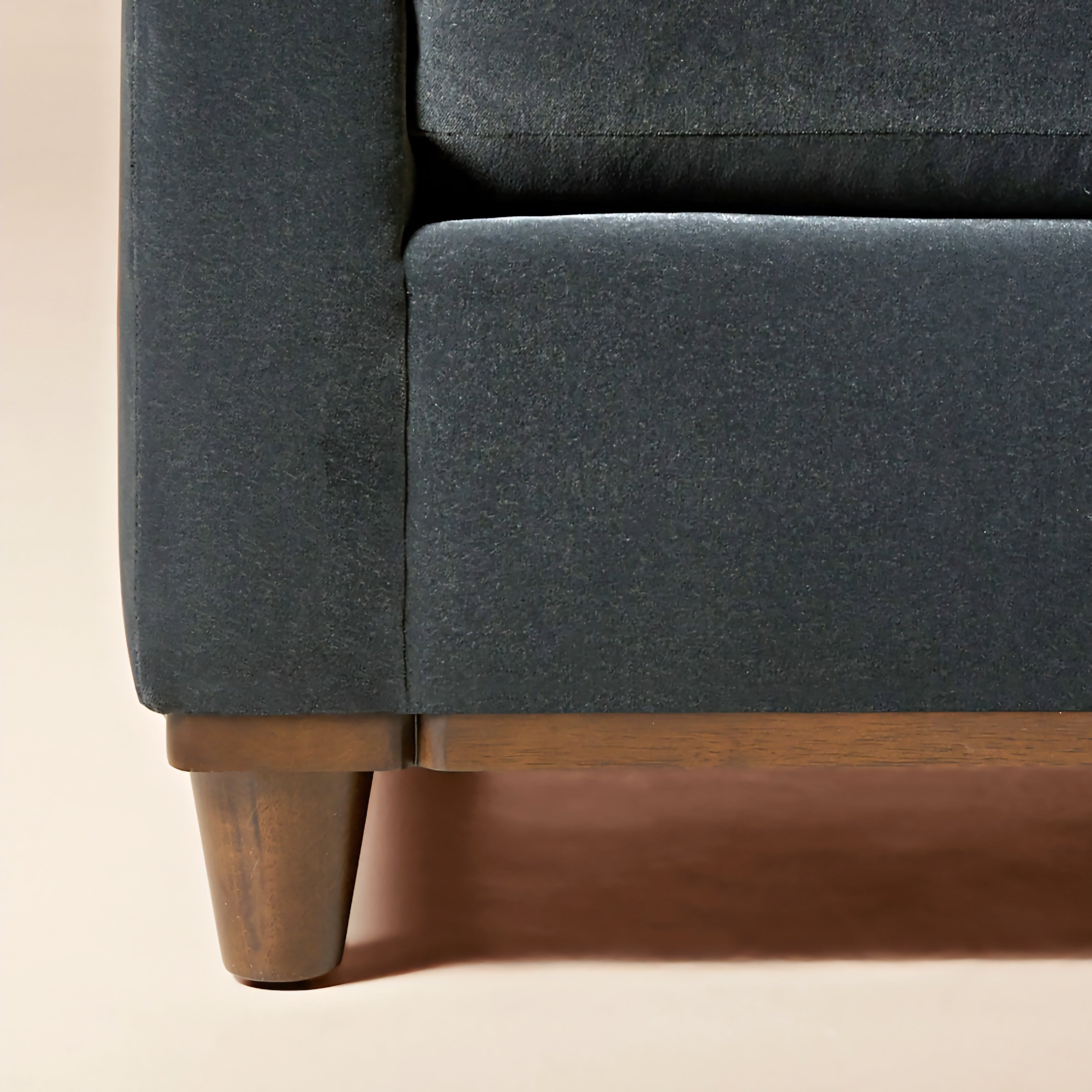 THE ONE × Galerie — Dark Blue Velvet Sofa