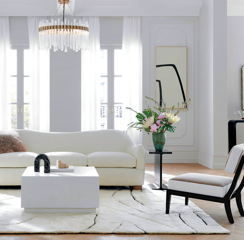 THE ONE × Ciccio — Red Marble Side Table