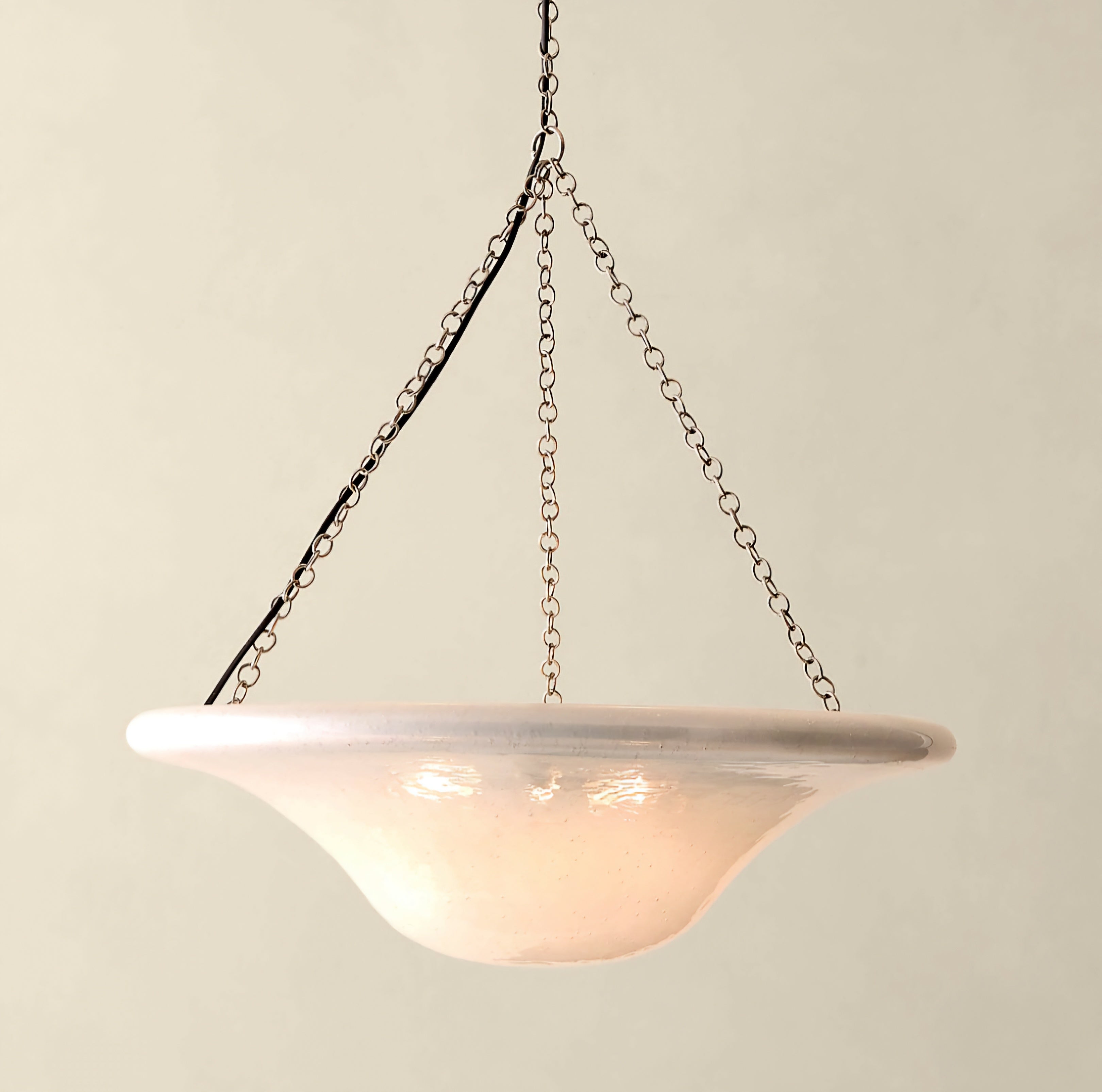 THE ONE × Abryn — Textured Glass Pendant Light